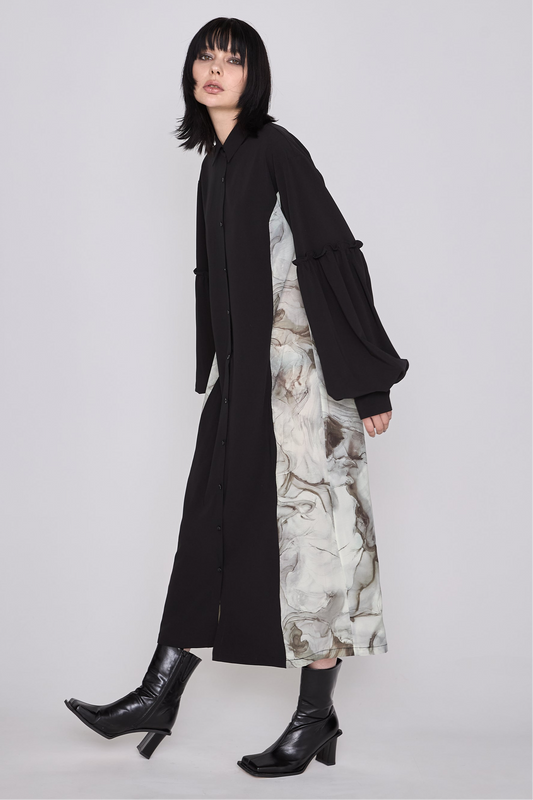 Marble paint design one piece