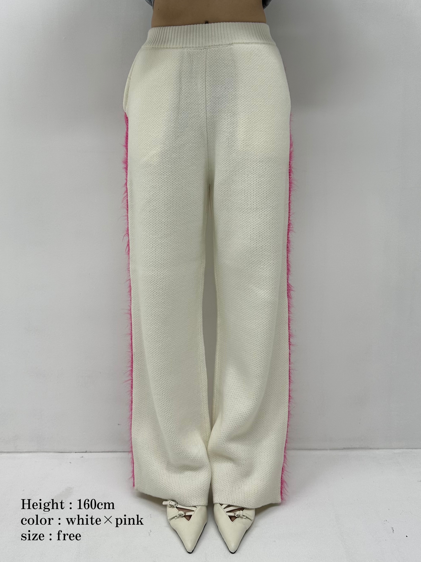 Sideline logo jacquard pants