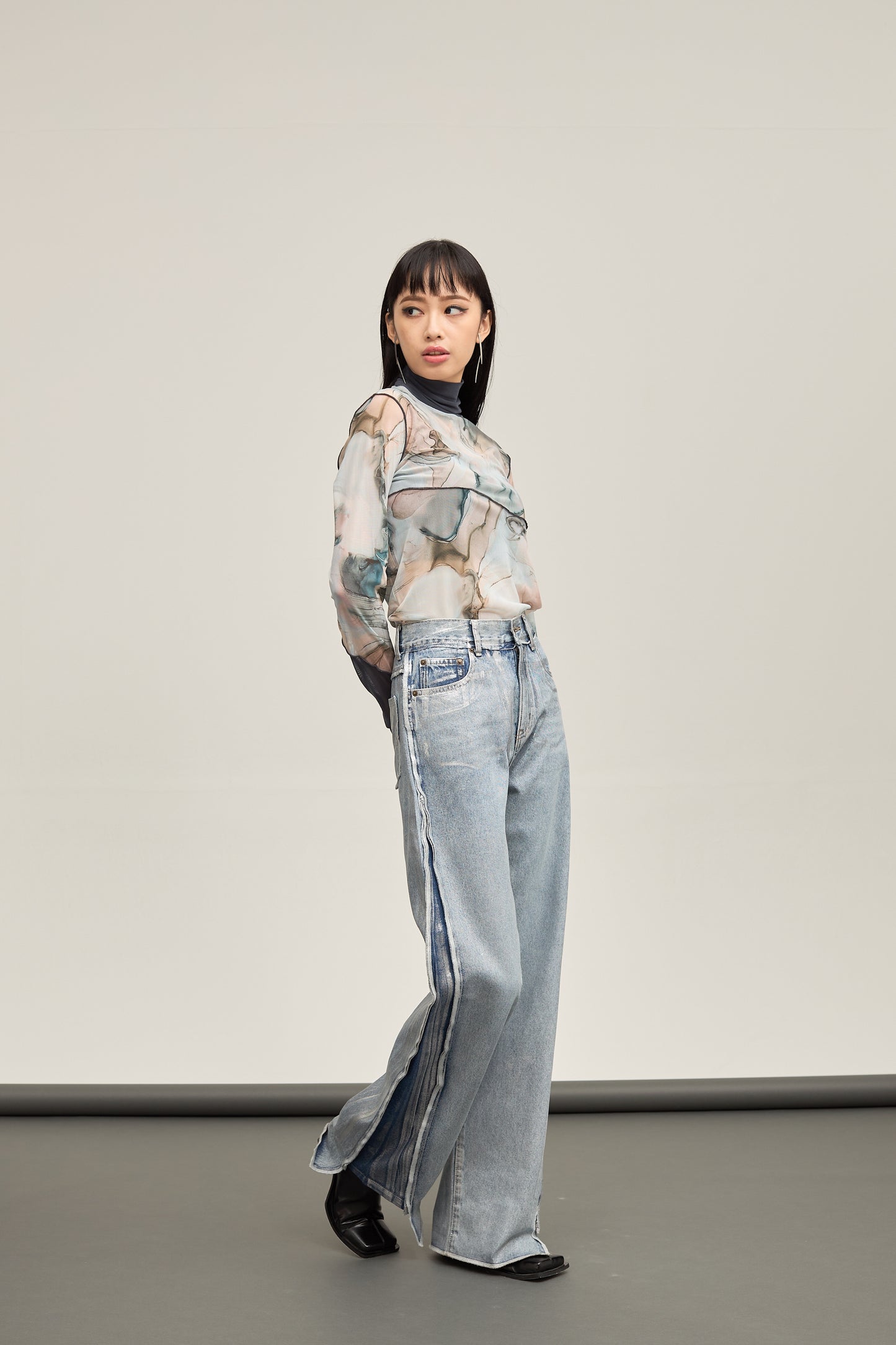 B'2nd別注 Marble paint mellow tops