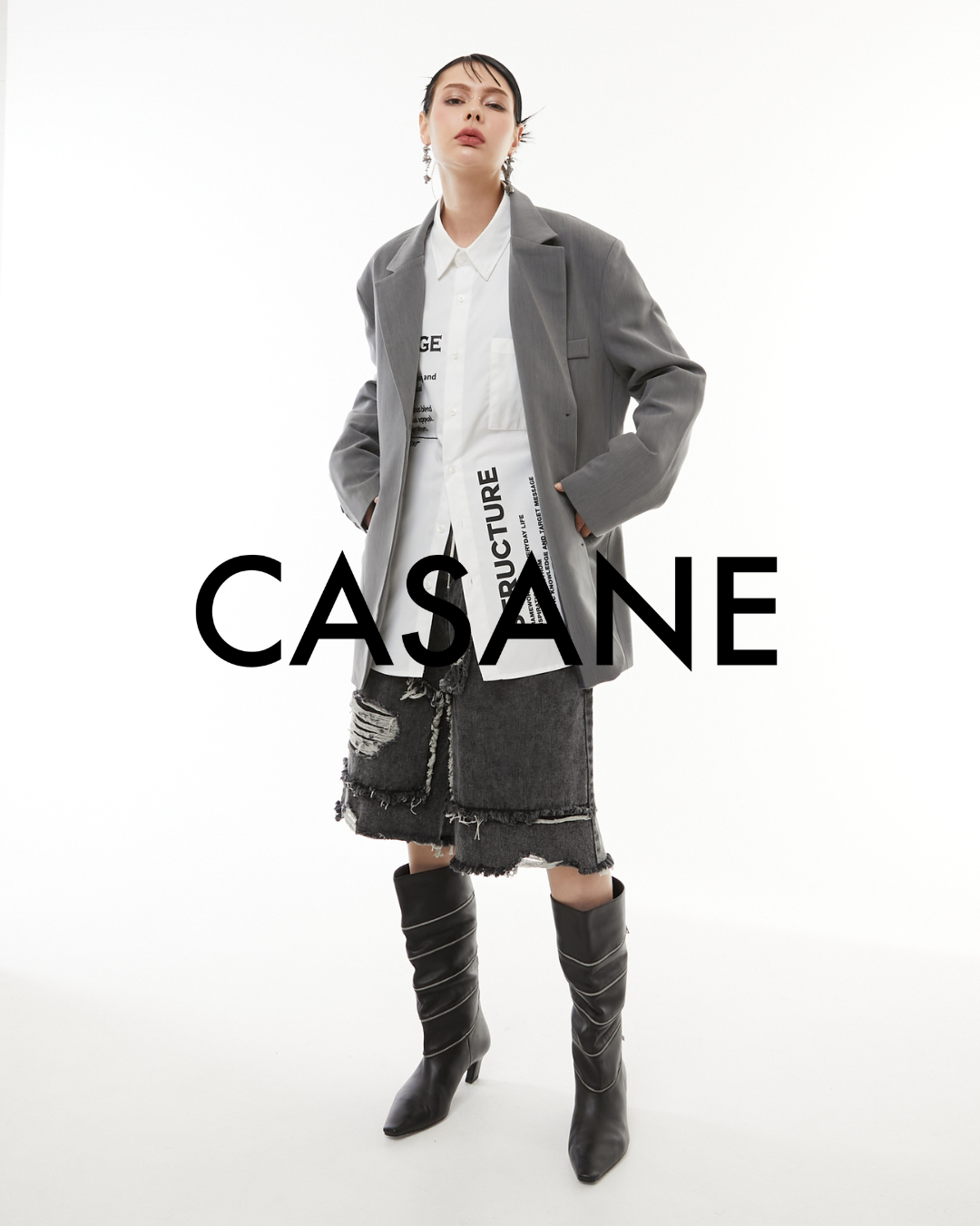 Create message shirt -WHITE-