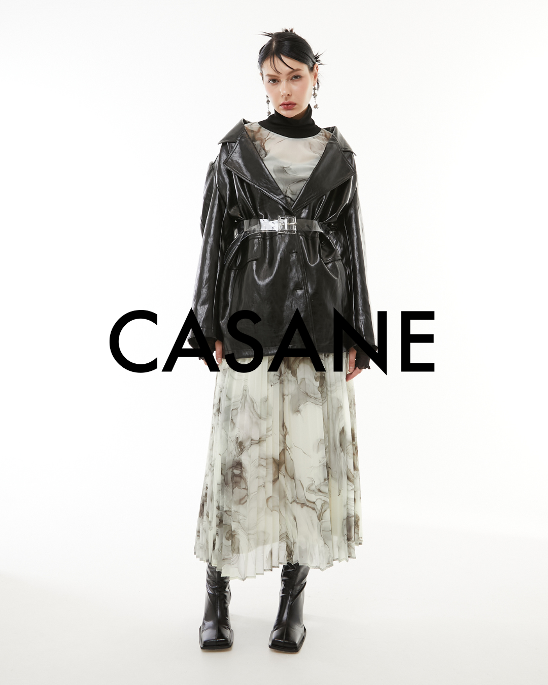 【10月】Luster Faux Leather Jacket