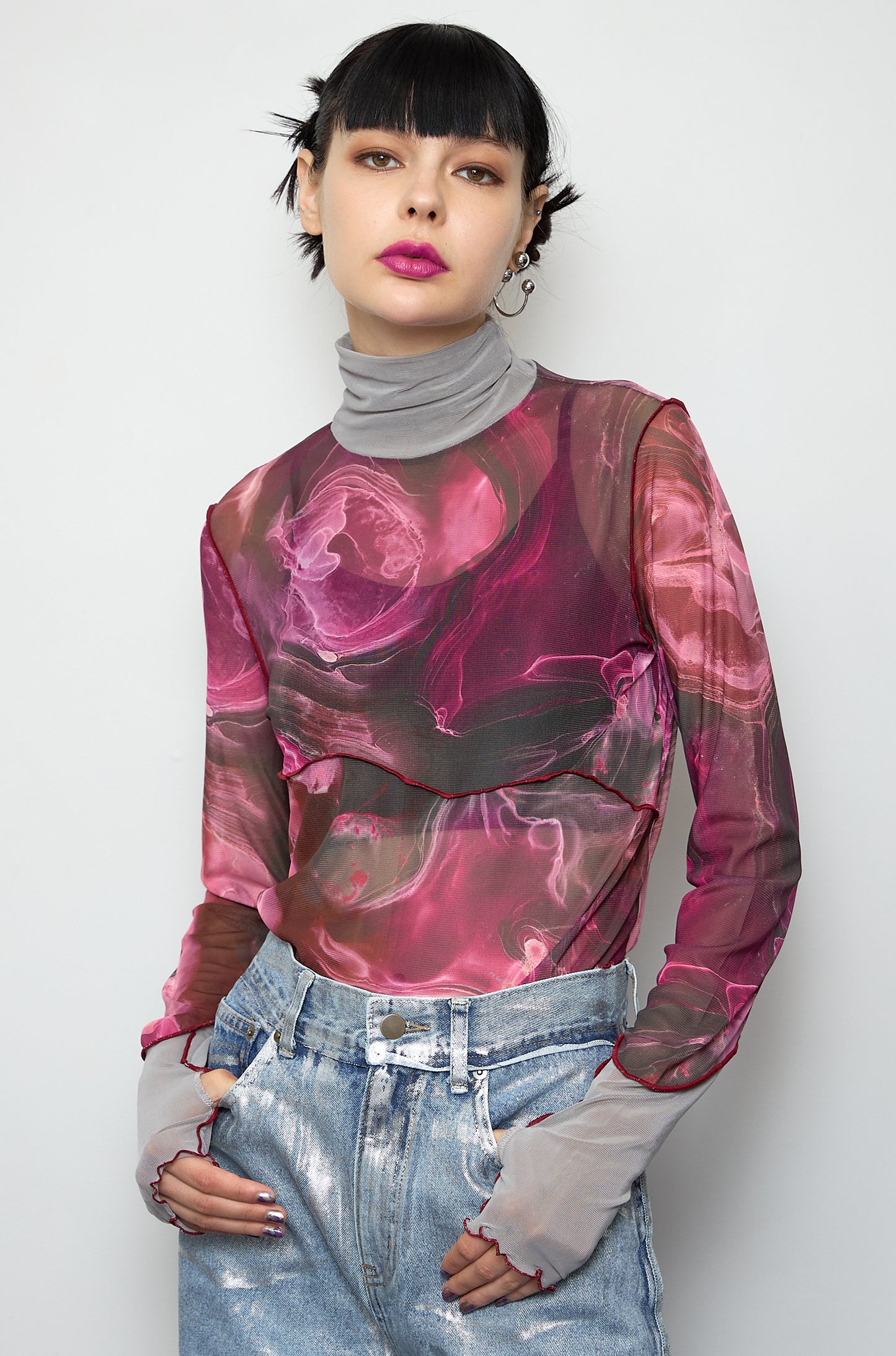 Marble paint mellow tops