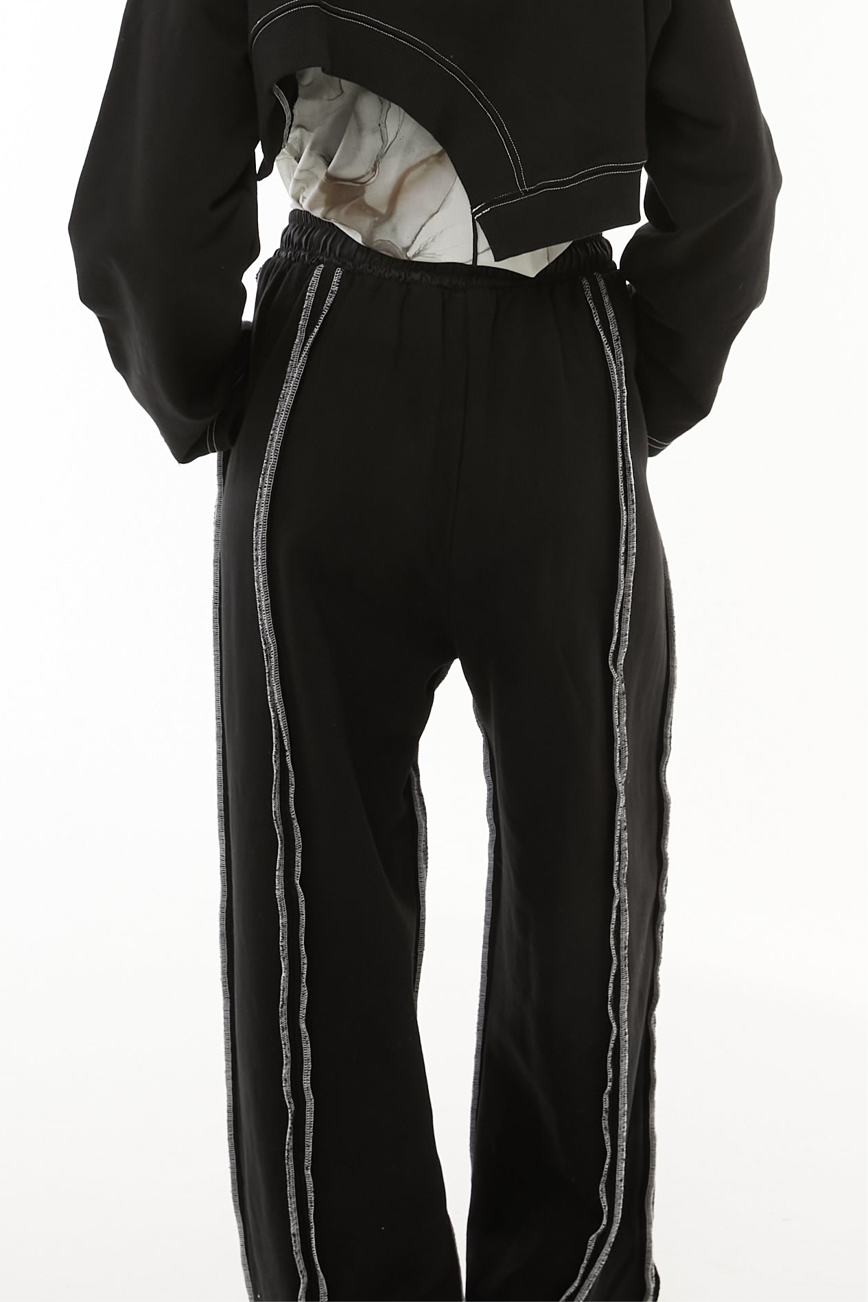 Heavyweight color stitch pants