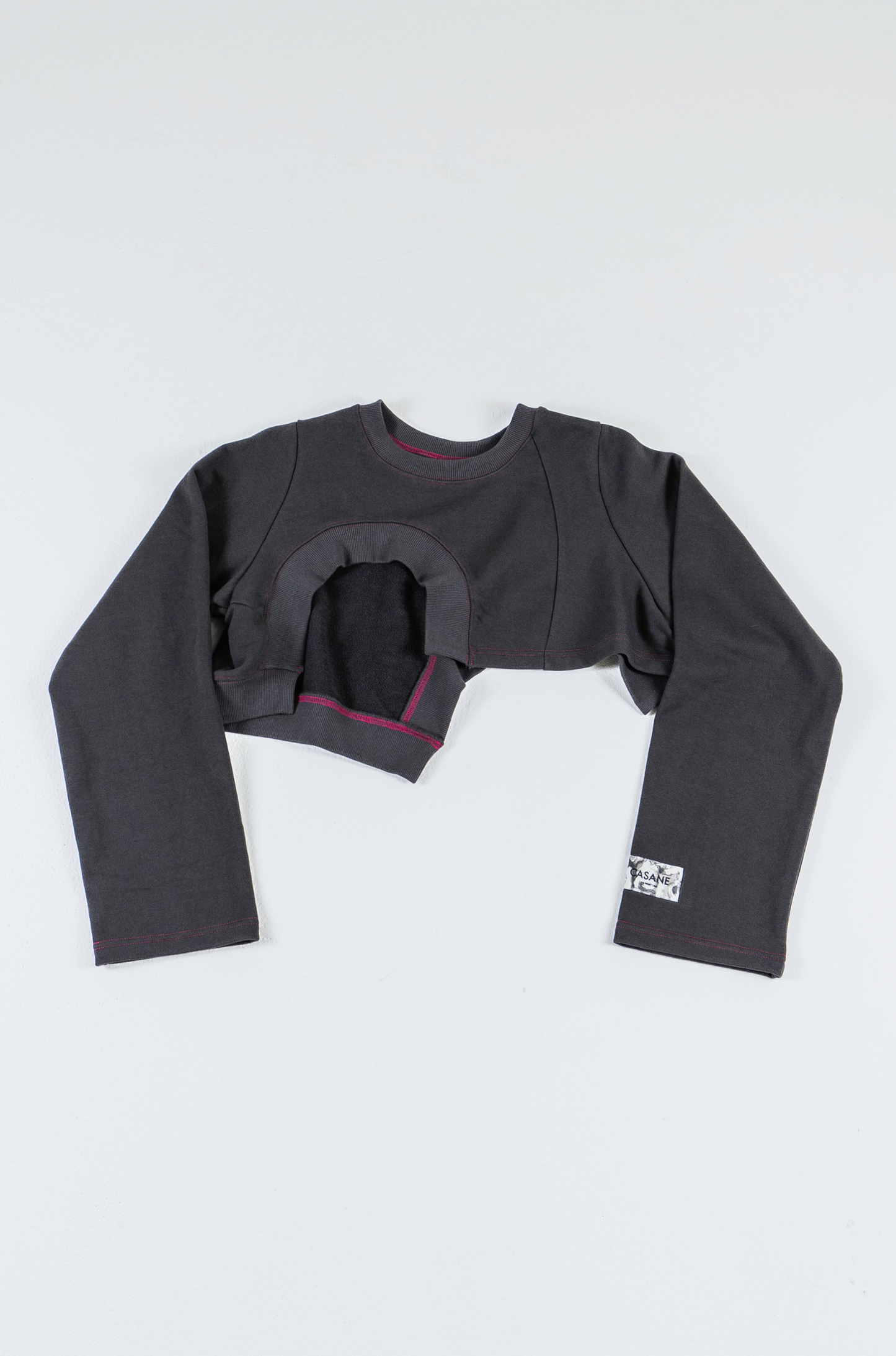 Asymmetric hem short tops