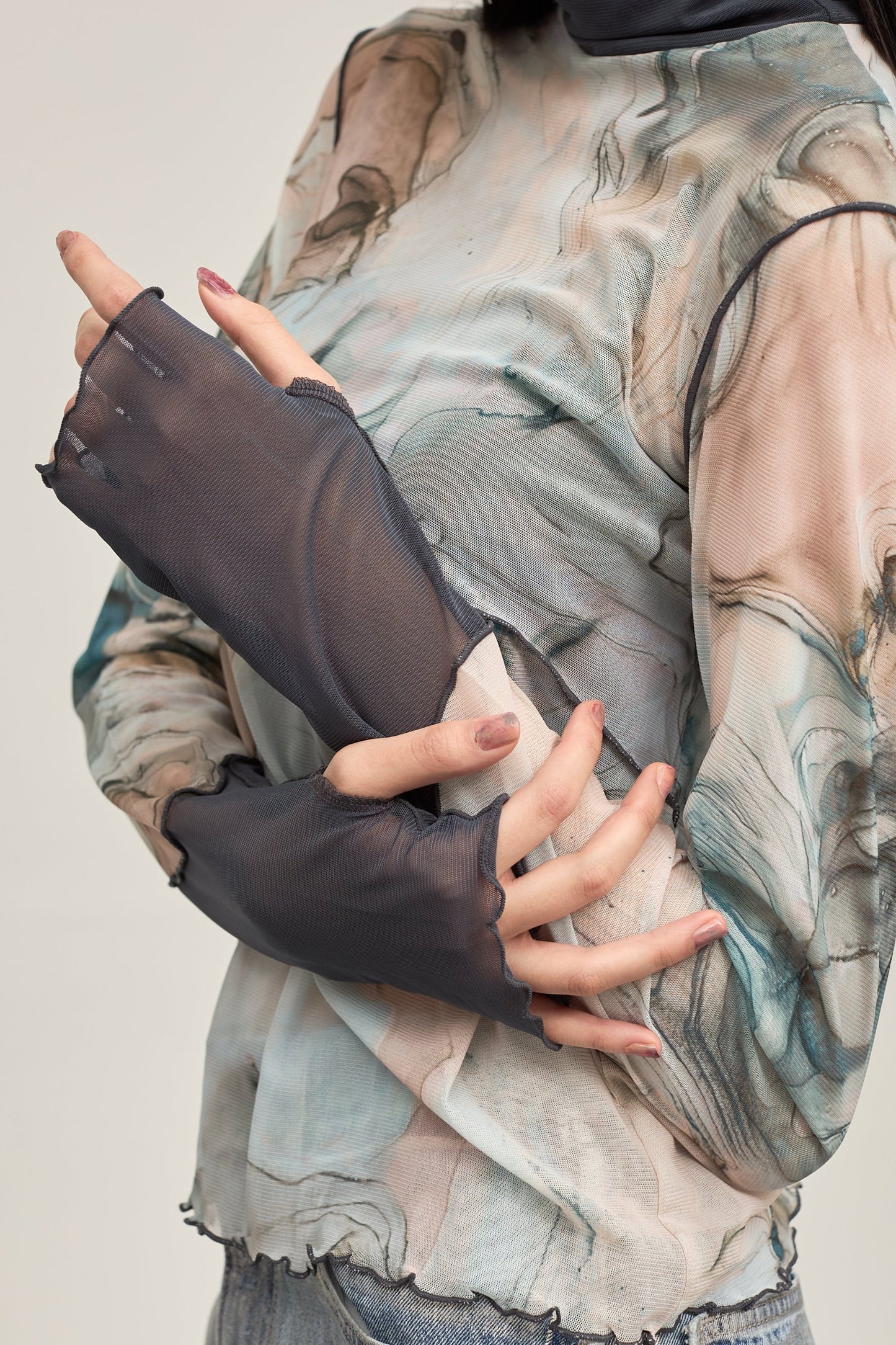 B'2nd別注 Marble paint mellow tops