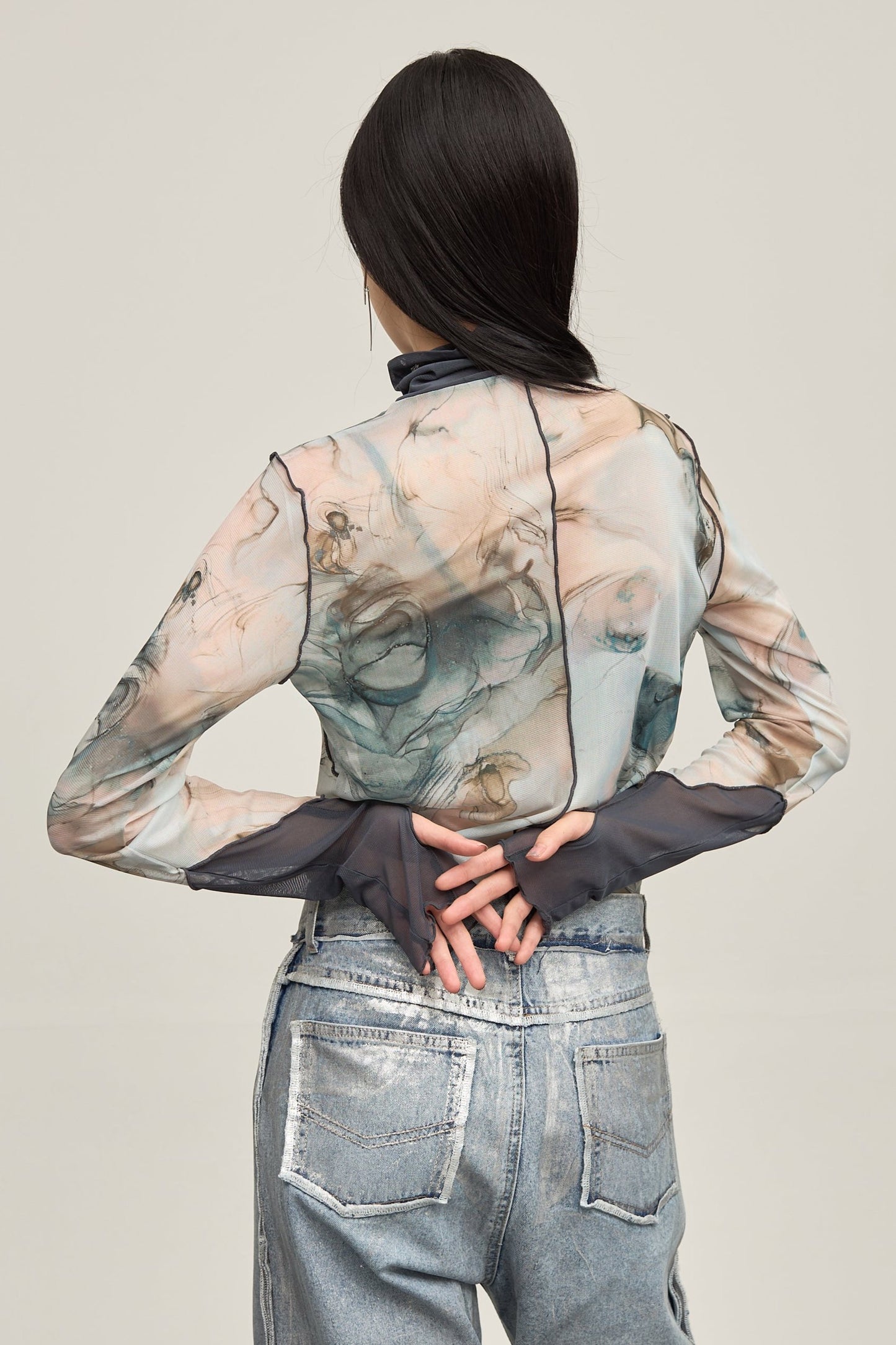 B'2nd別注 Marble paint mellow tops