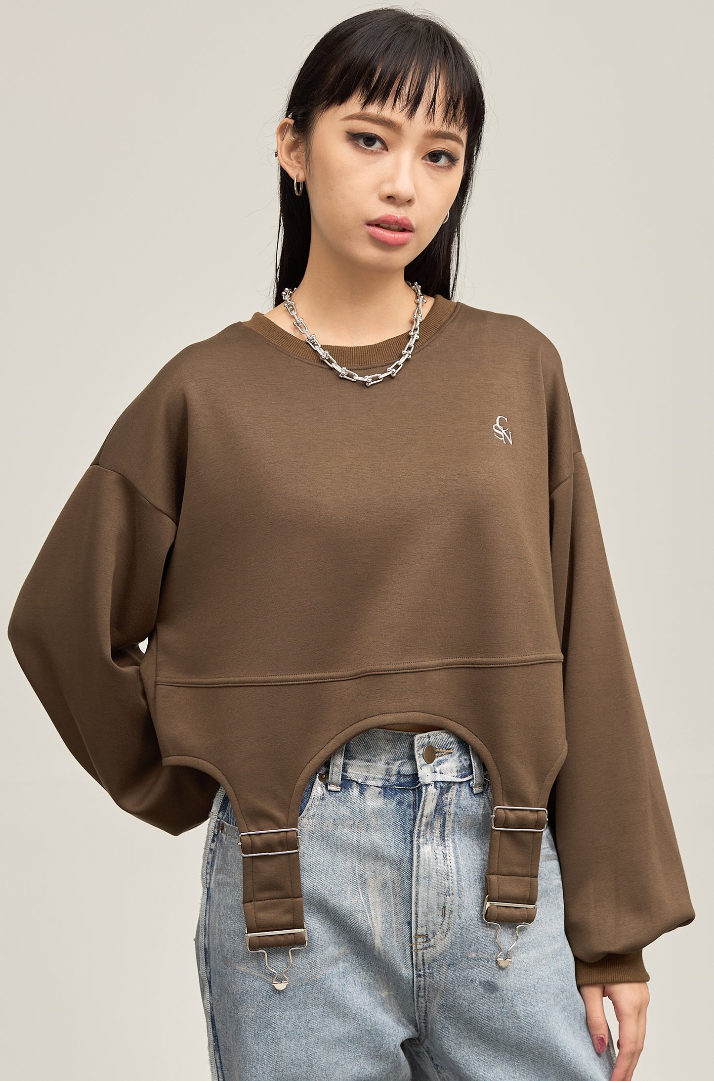 B'2nd別注 Irregular hem pullover