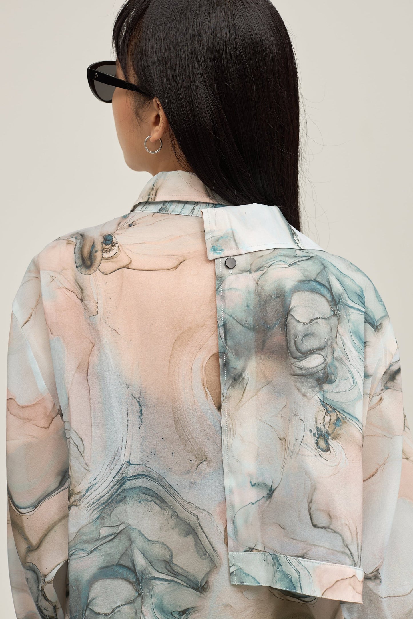 B'2nd別注Marble paint design shirt