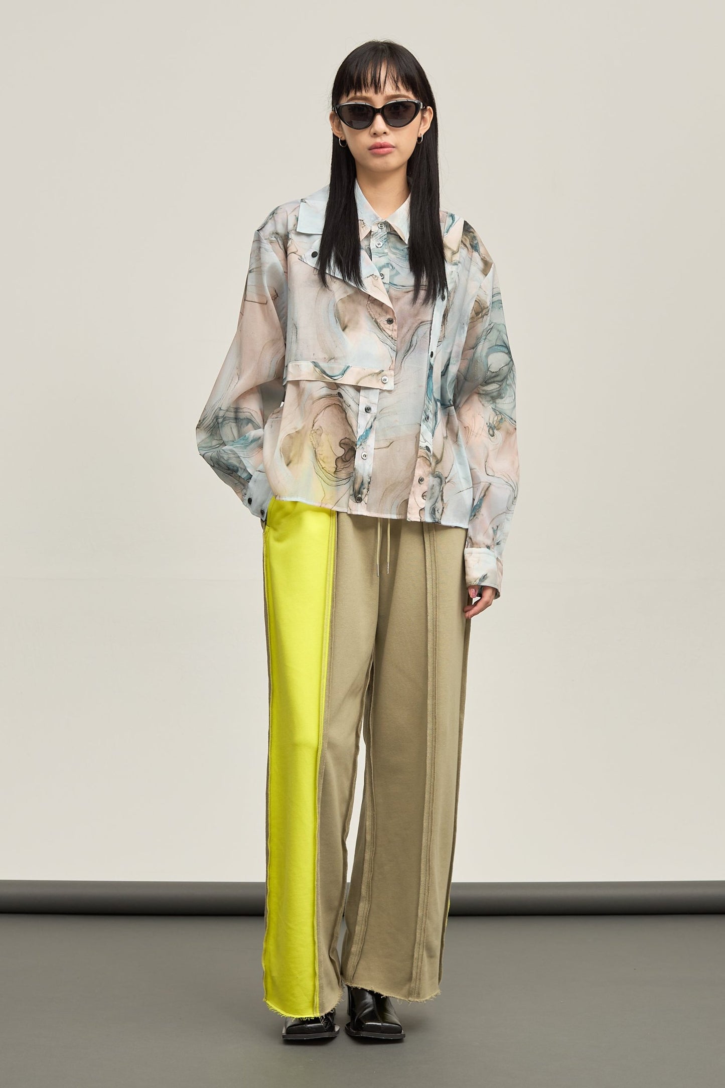 B'2nd別注 Bicolor sweatpants