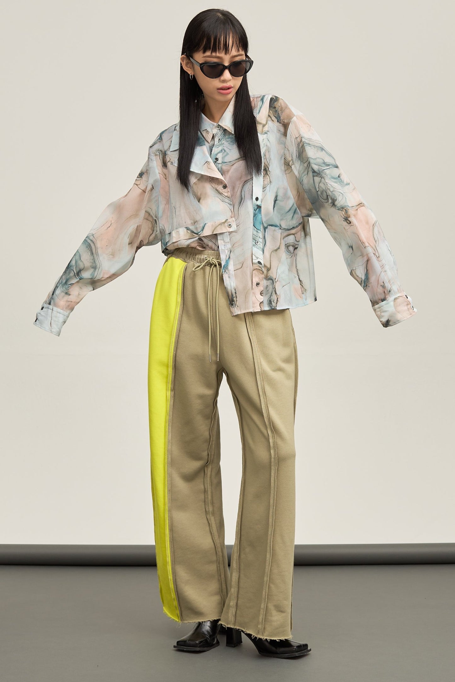 B'2nd別注 Bicolor sweatpants