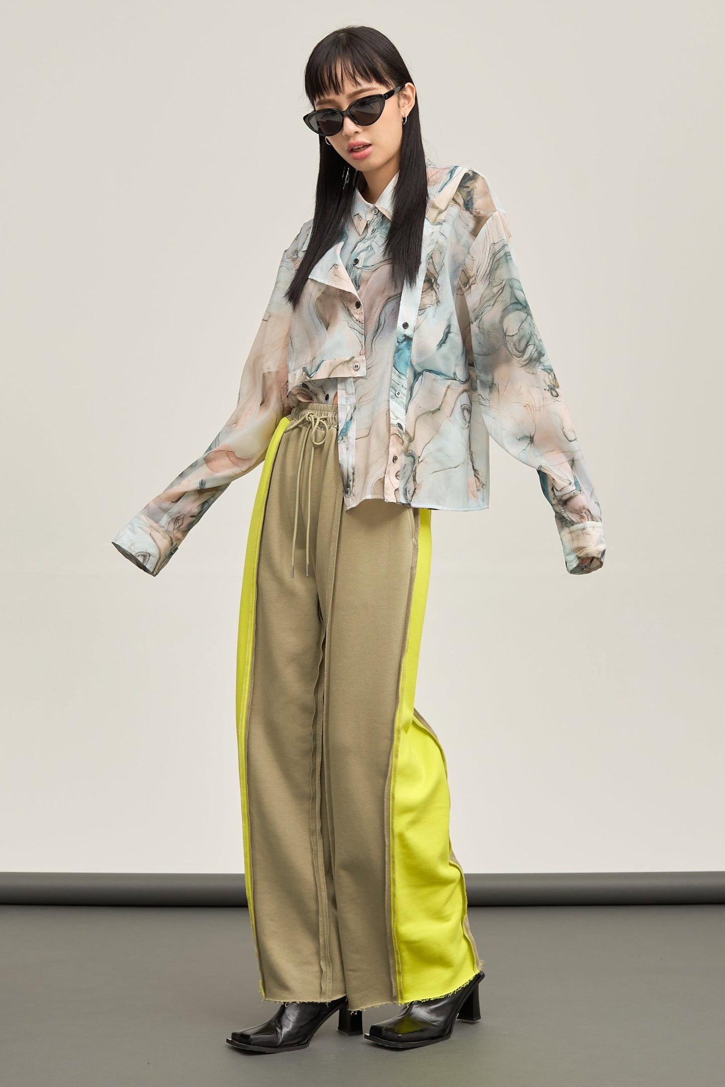 B'2nd別注 Bicolor sweatpants