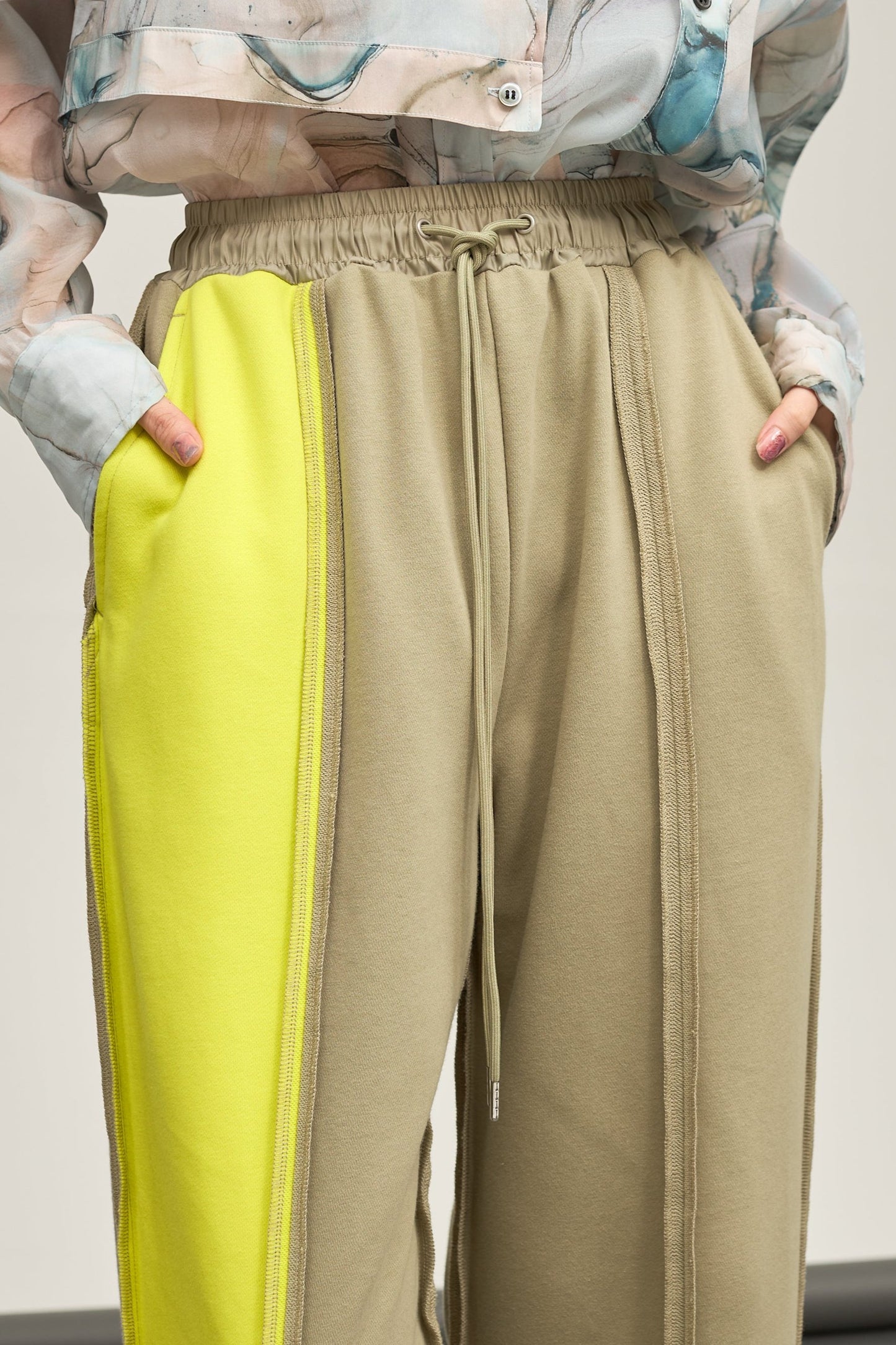 B'2nd別注 Bicolor sweatpants