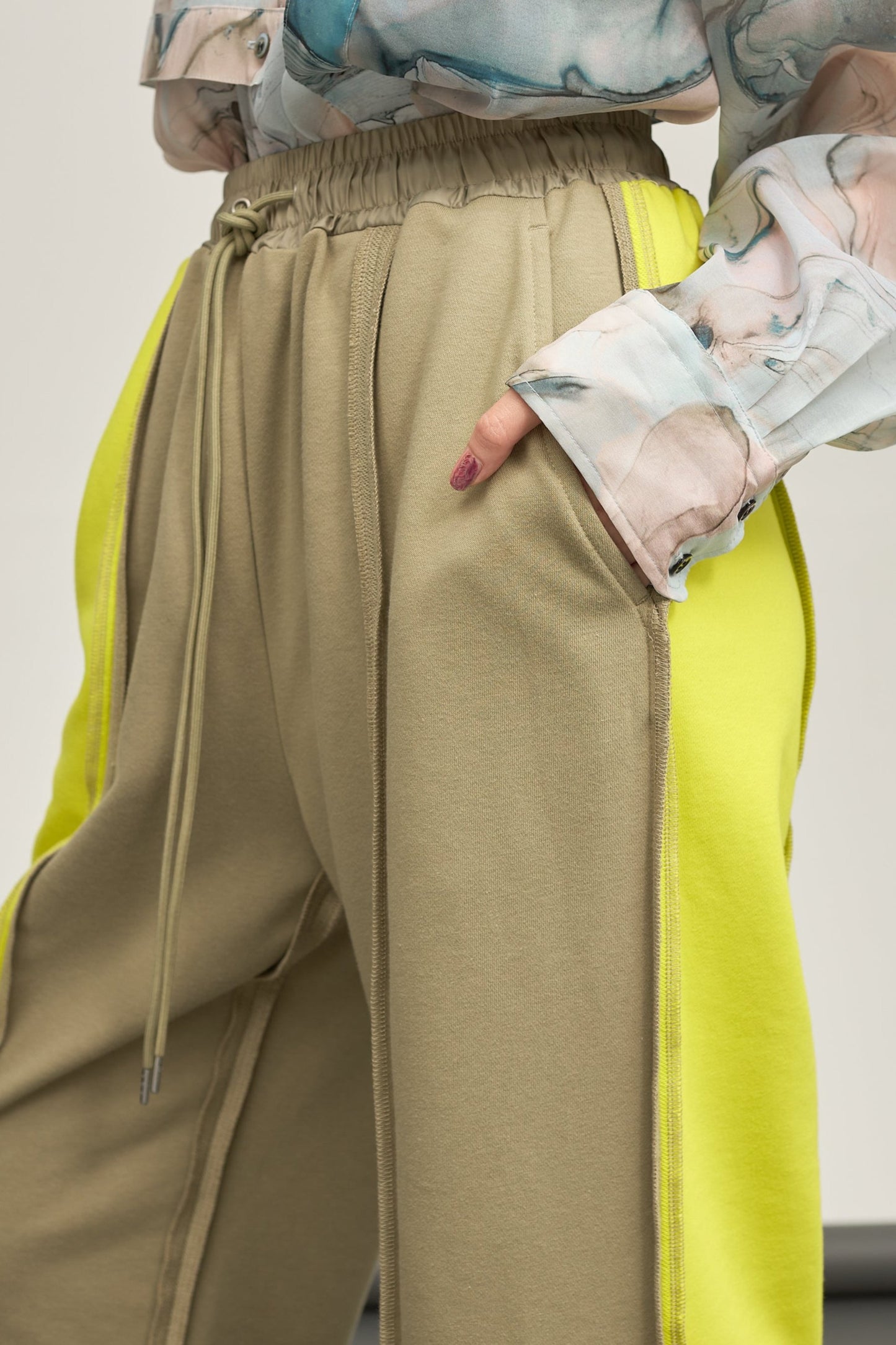 B'2nd別注 Bicolor sweatpants