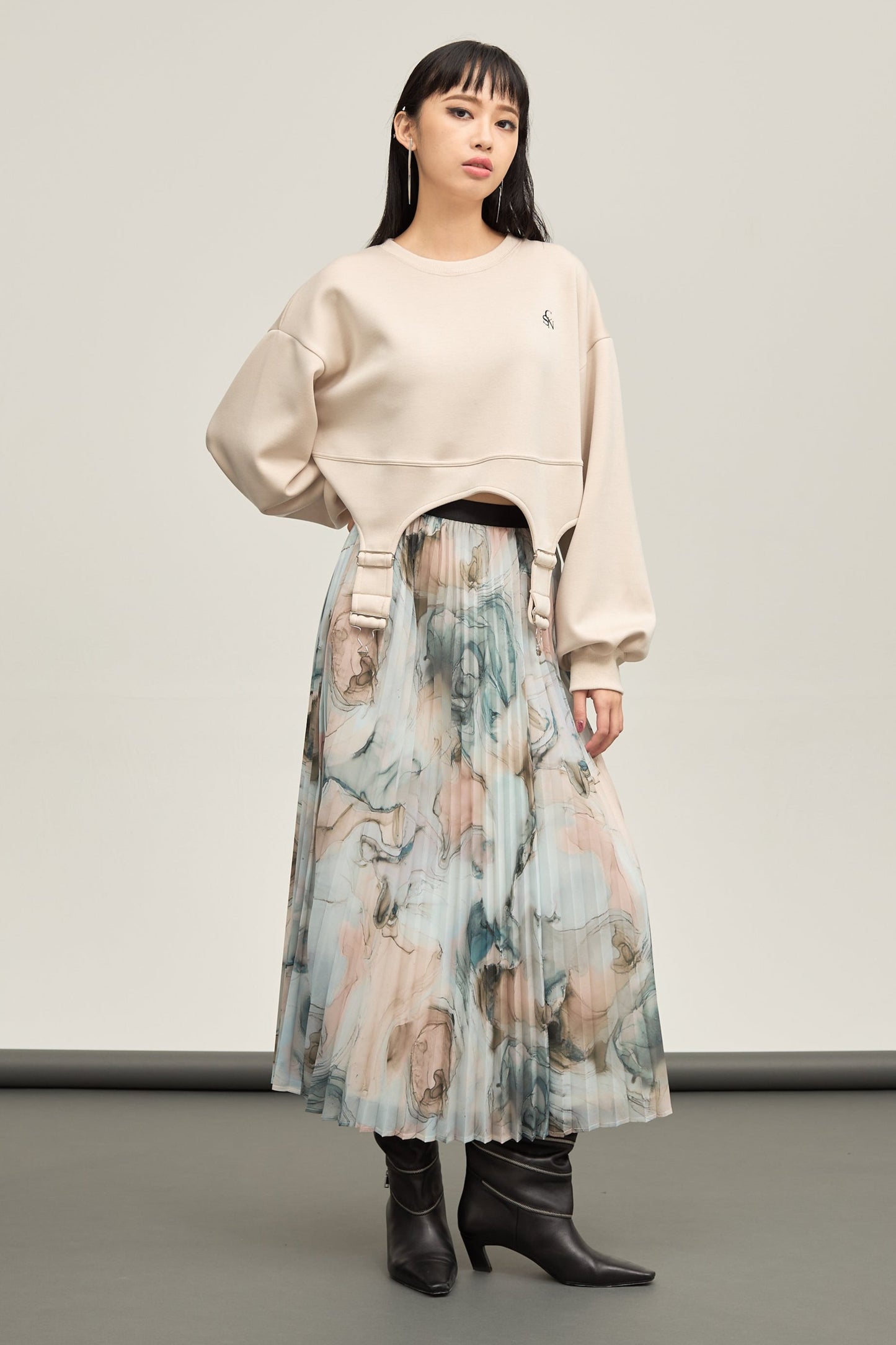 B'2nd別注 Pleated skirt