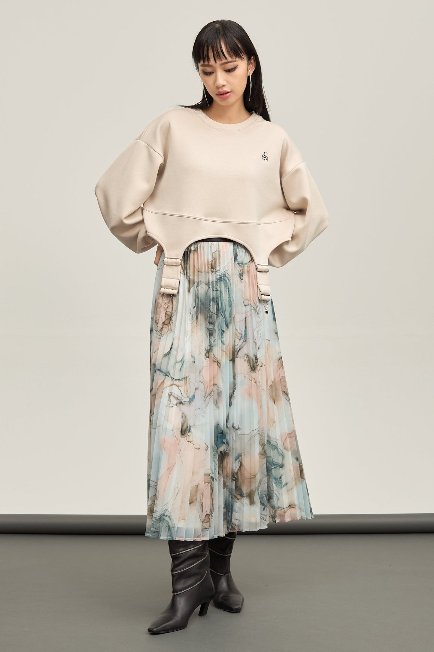 B'2nd別注 Pleated skirt