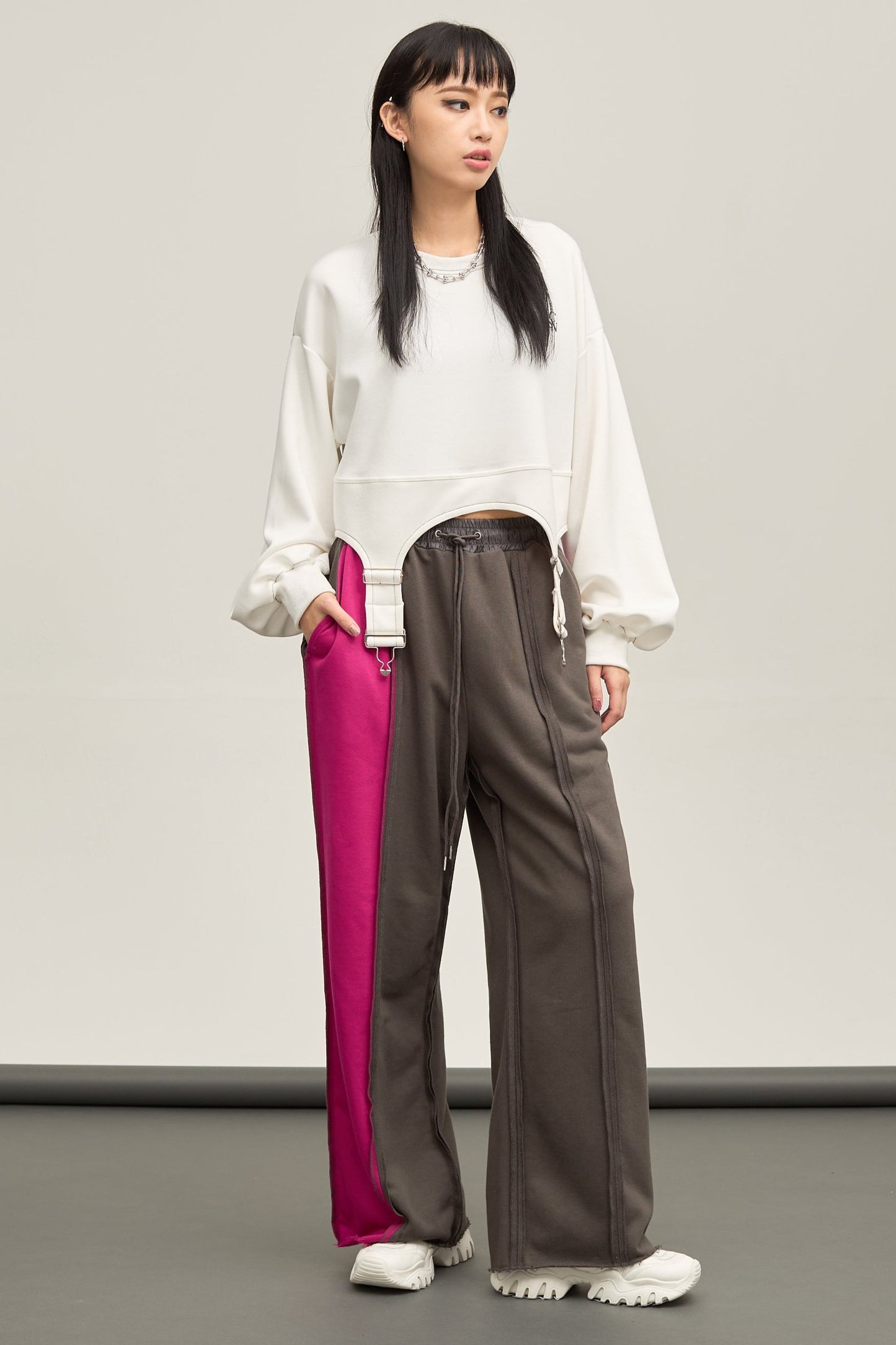 B'2nd別注 Bicolor sweatpants