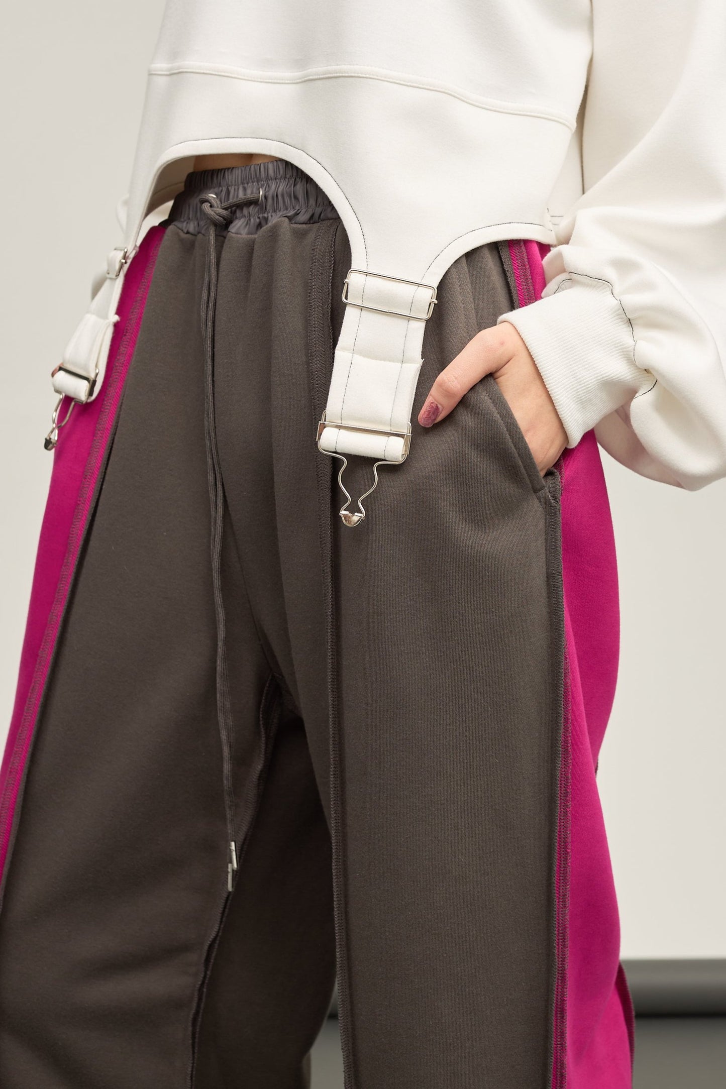 B'2nd別注 Bicolor sweatpants