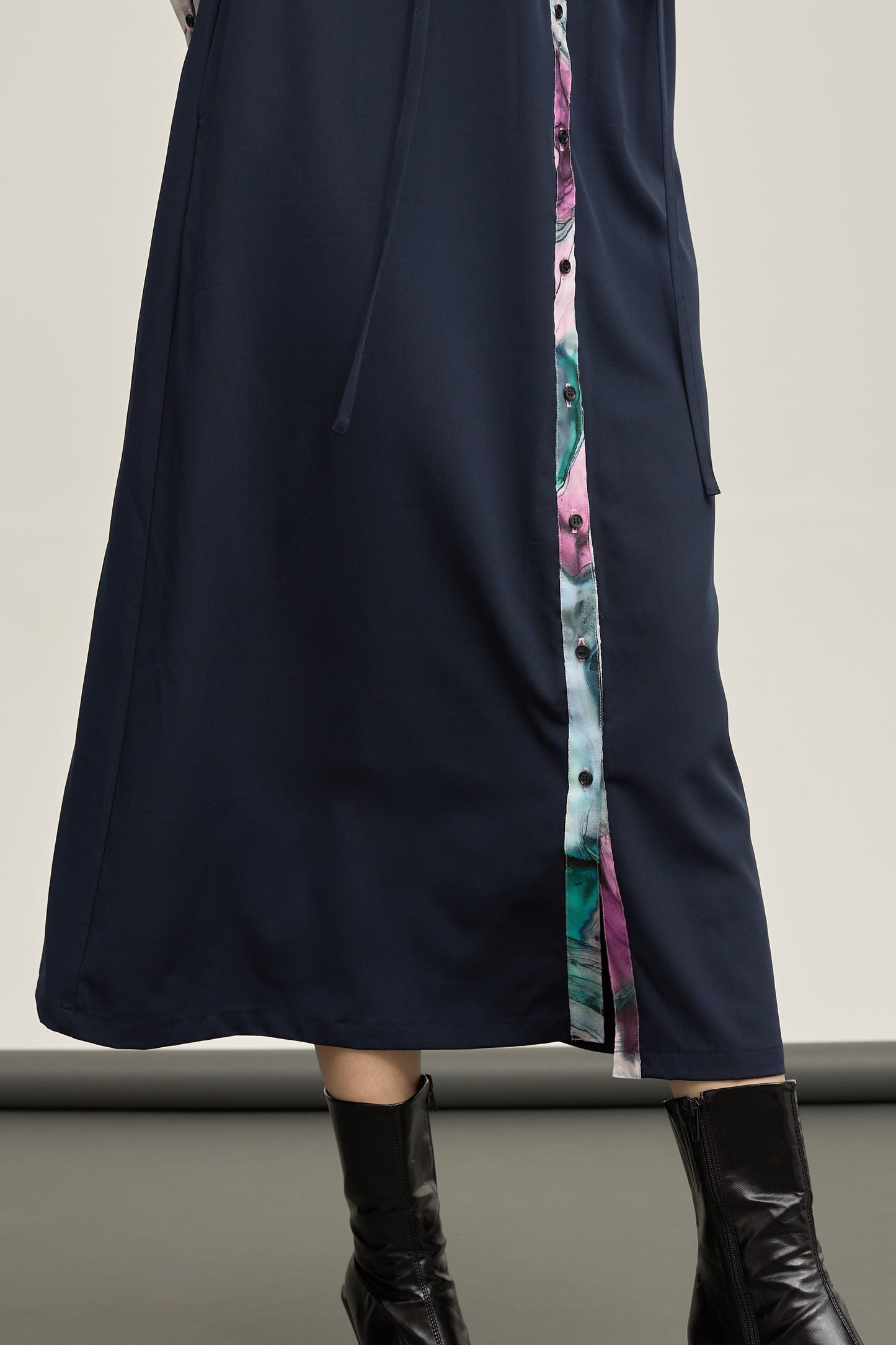 B'2nd別注 Marble paint hem one piece