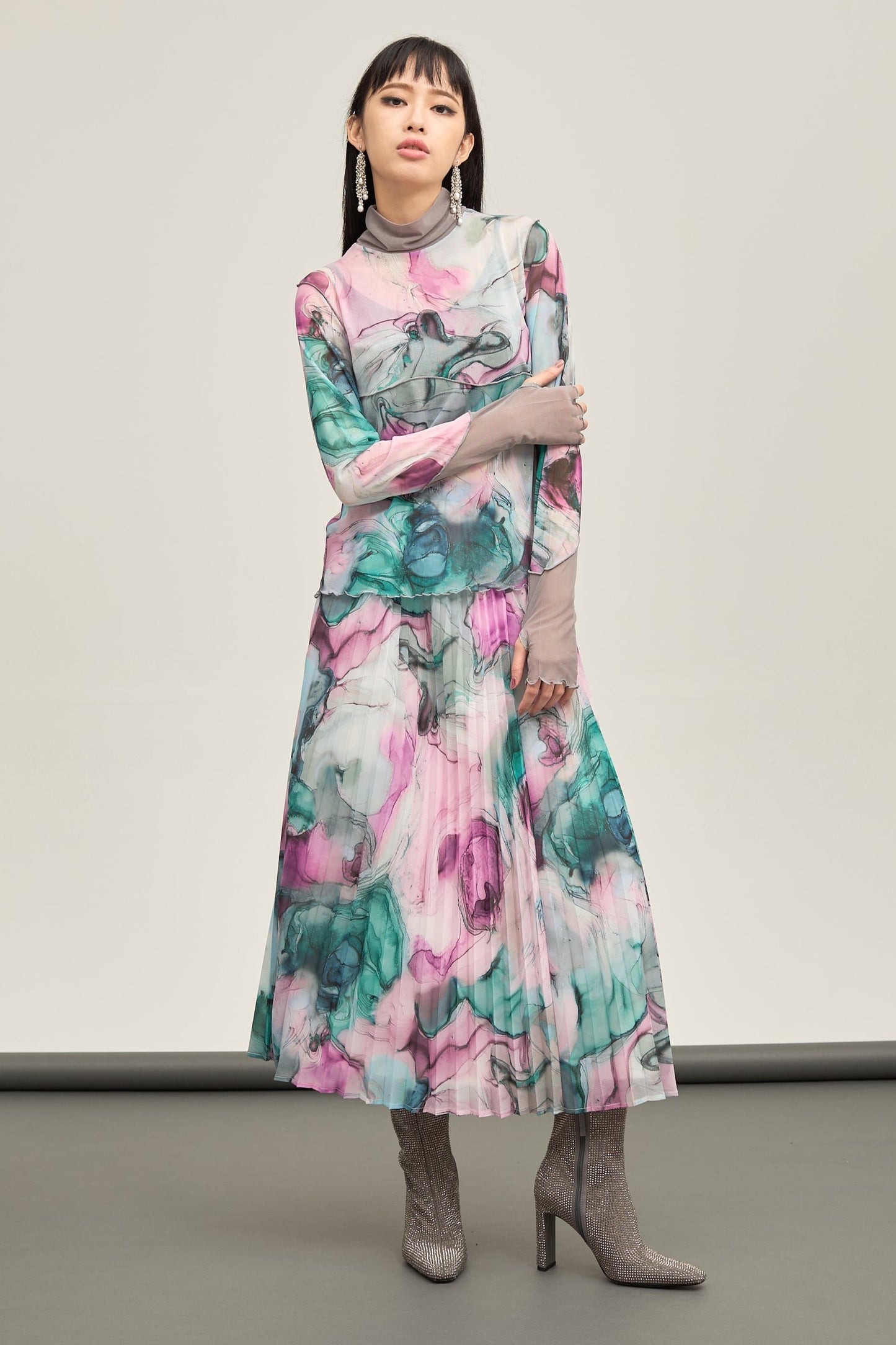 B'2nd別注 Pleated skirt