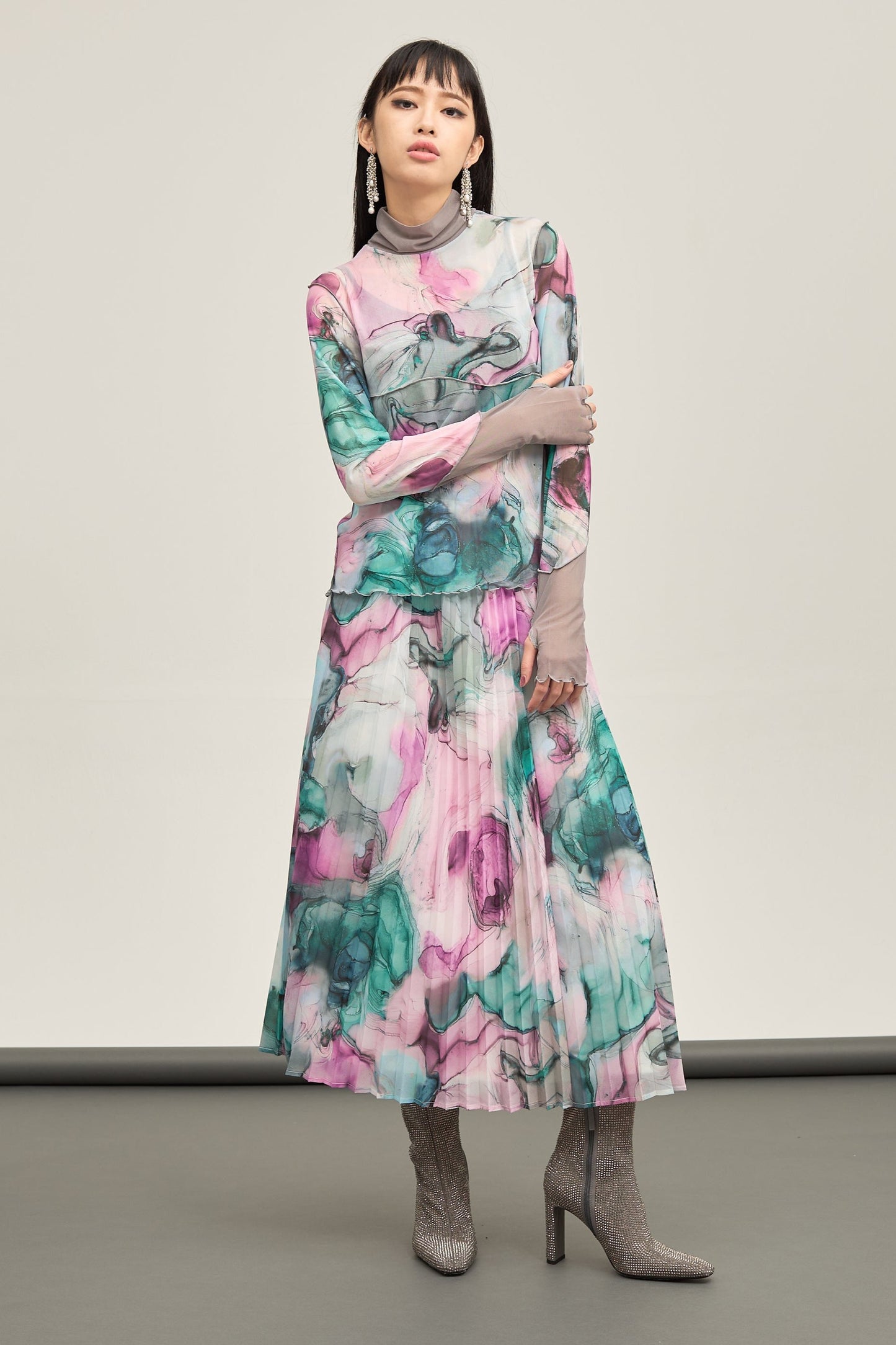 B'2nd別注 Marble paint mellow tops