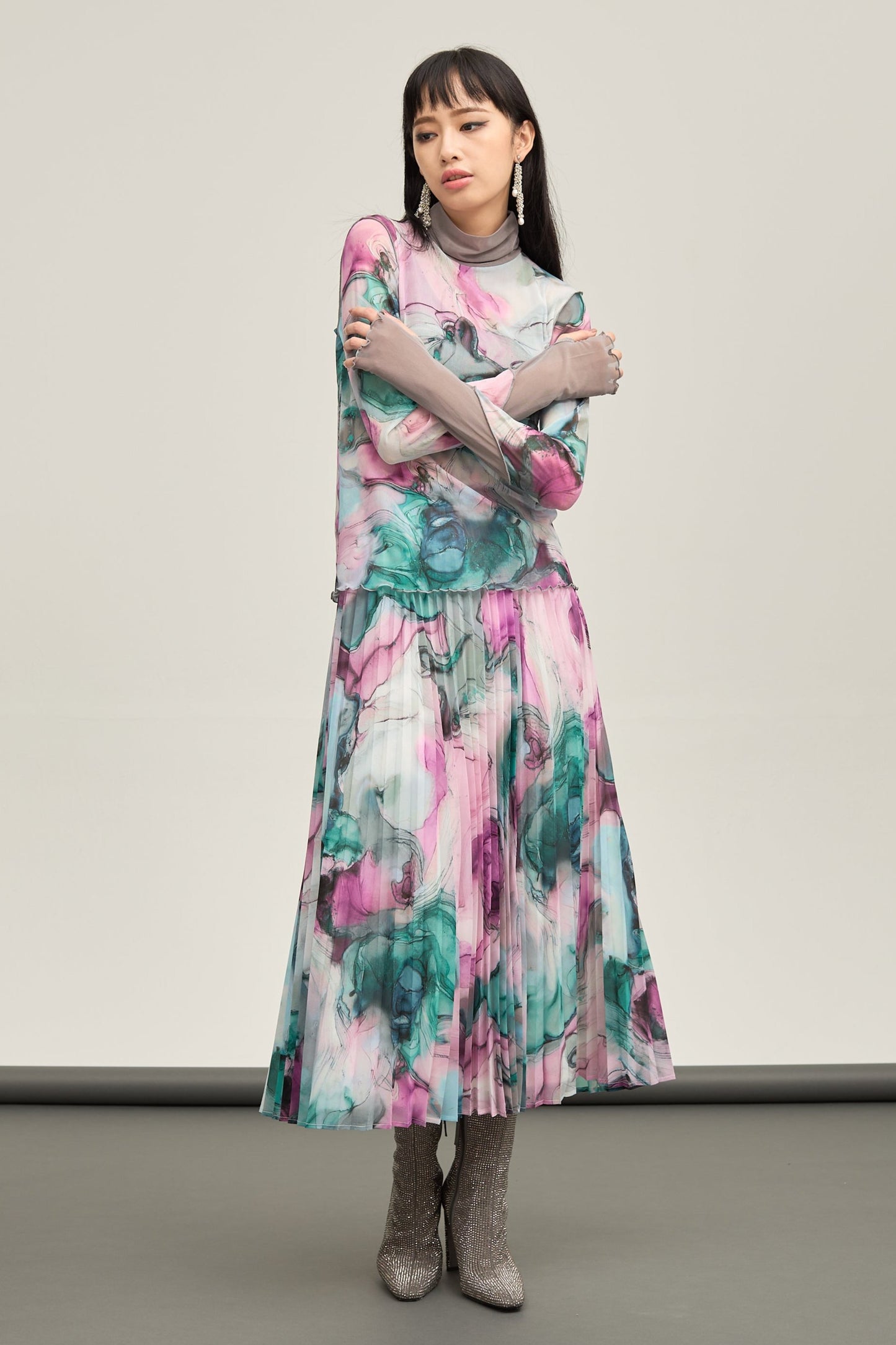 B'2nd別注 Marble paint mellow tops