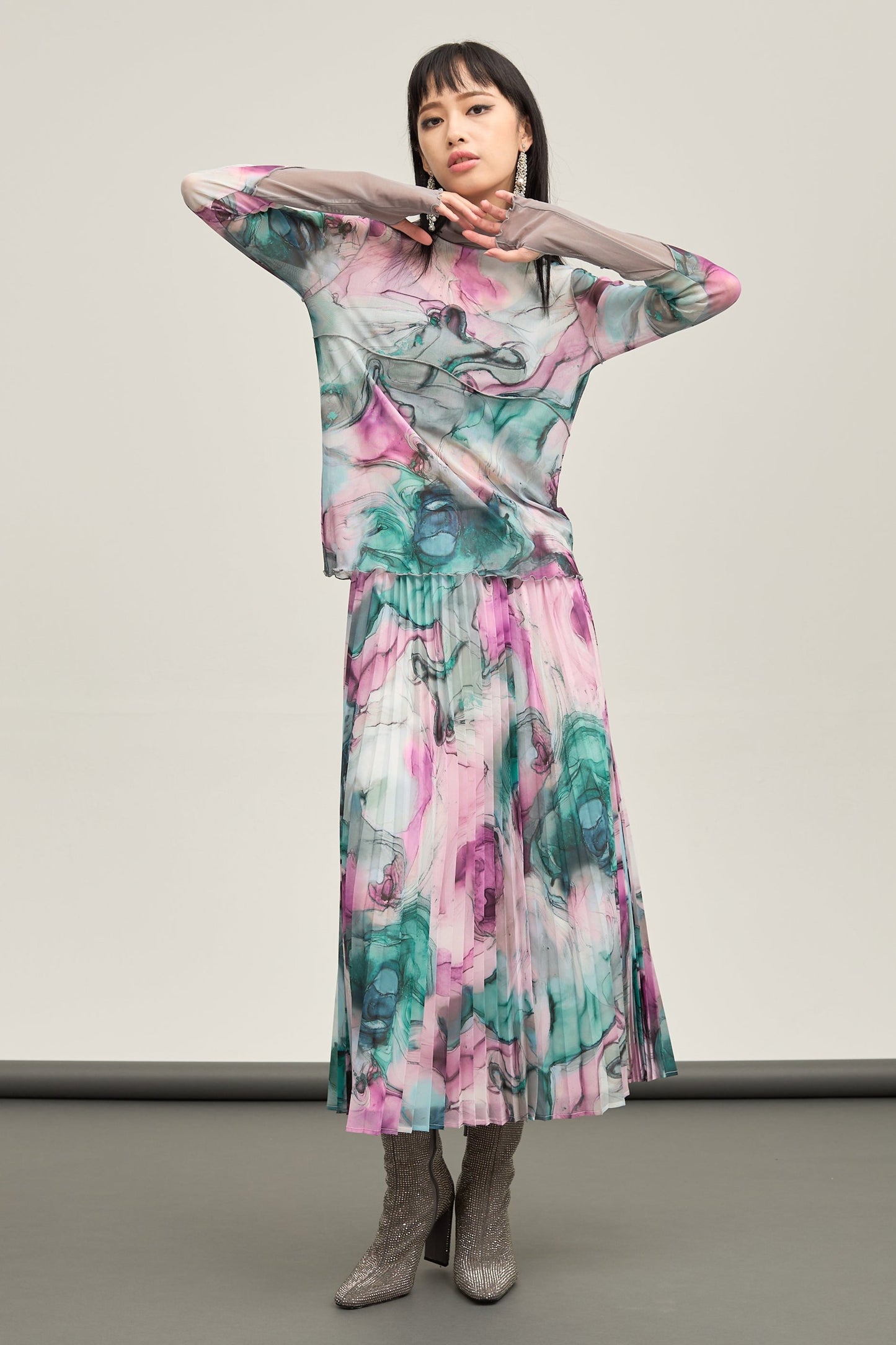 B'2nd別注 Marble paint mellow tops