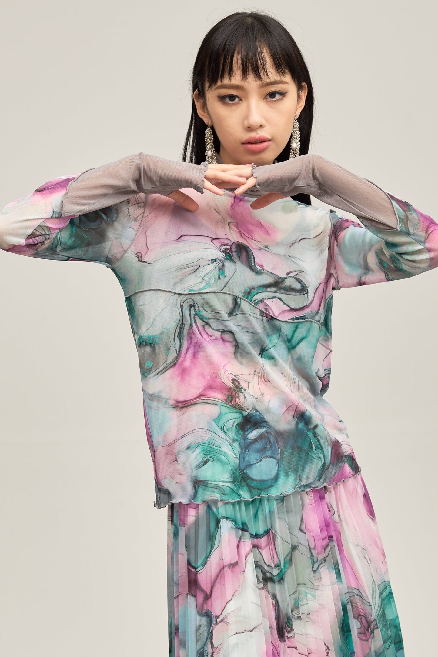 B'2nd別注 Marble paint mellow tops