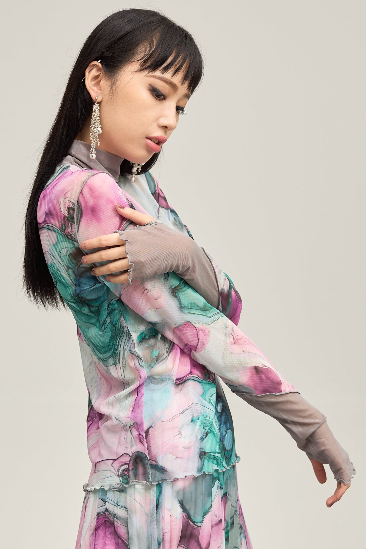 B'2nd別注 Marble paint mellow tops