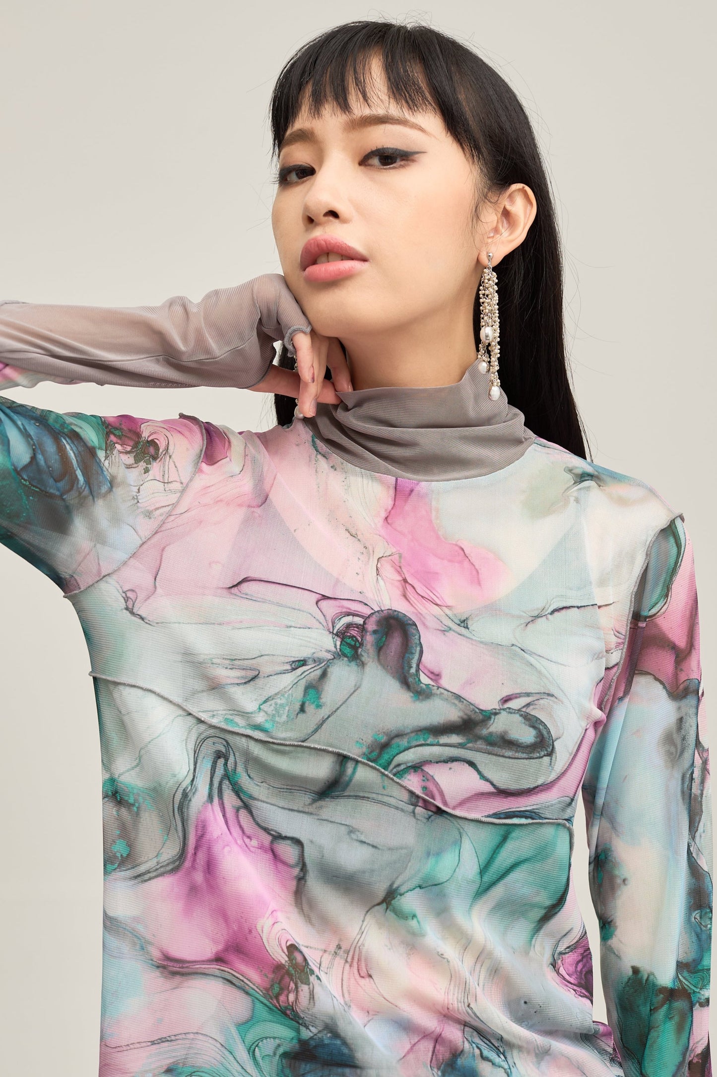 B'2nd別注 Marble paint mellow tops