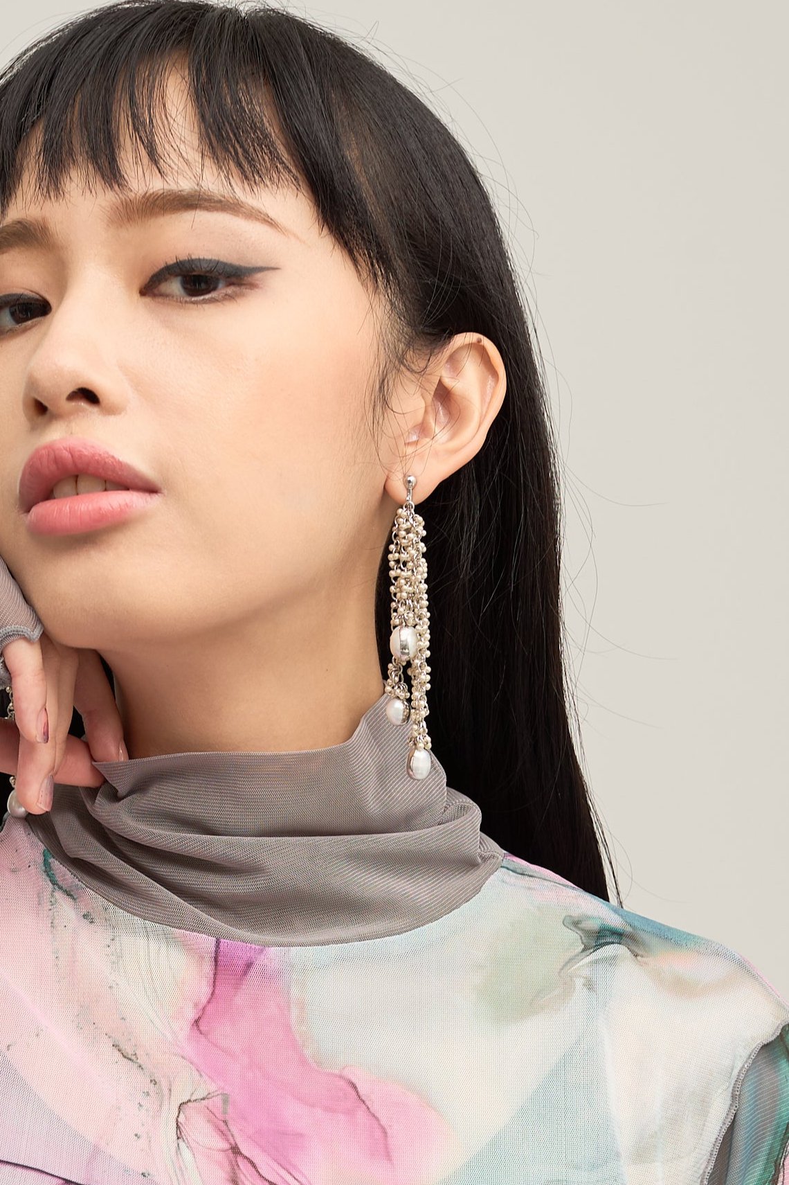 【ap collab 残各1点】czech beads × pearl