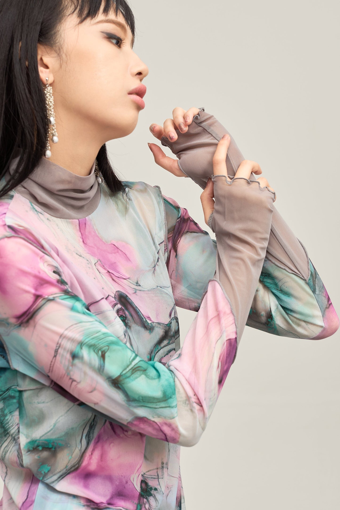 B'2nd別注 Marble paint mellow tops