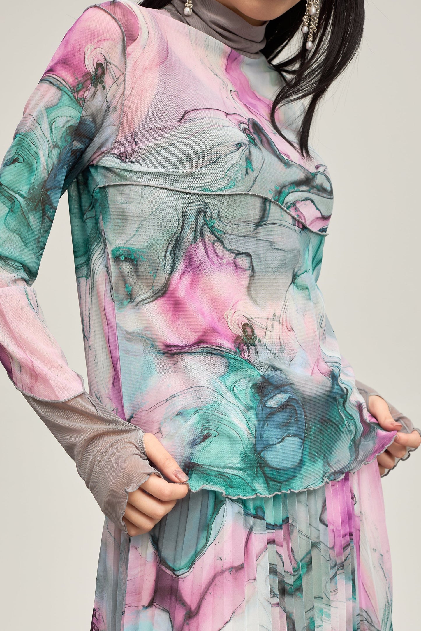 B'2nd別注 Marble paint mellow tops