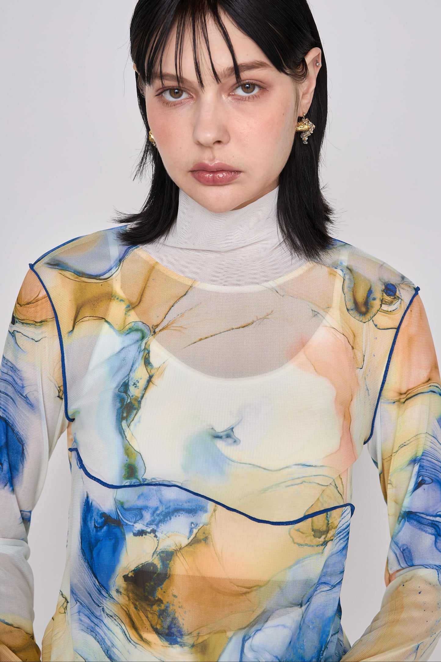 Marble paint mellow tops