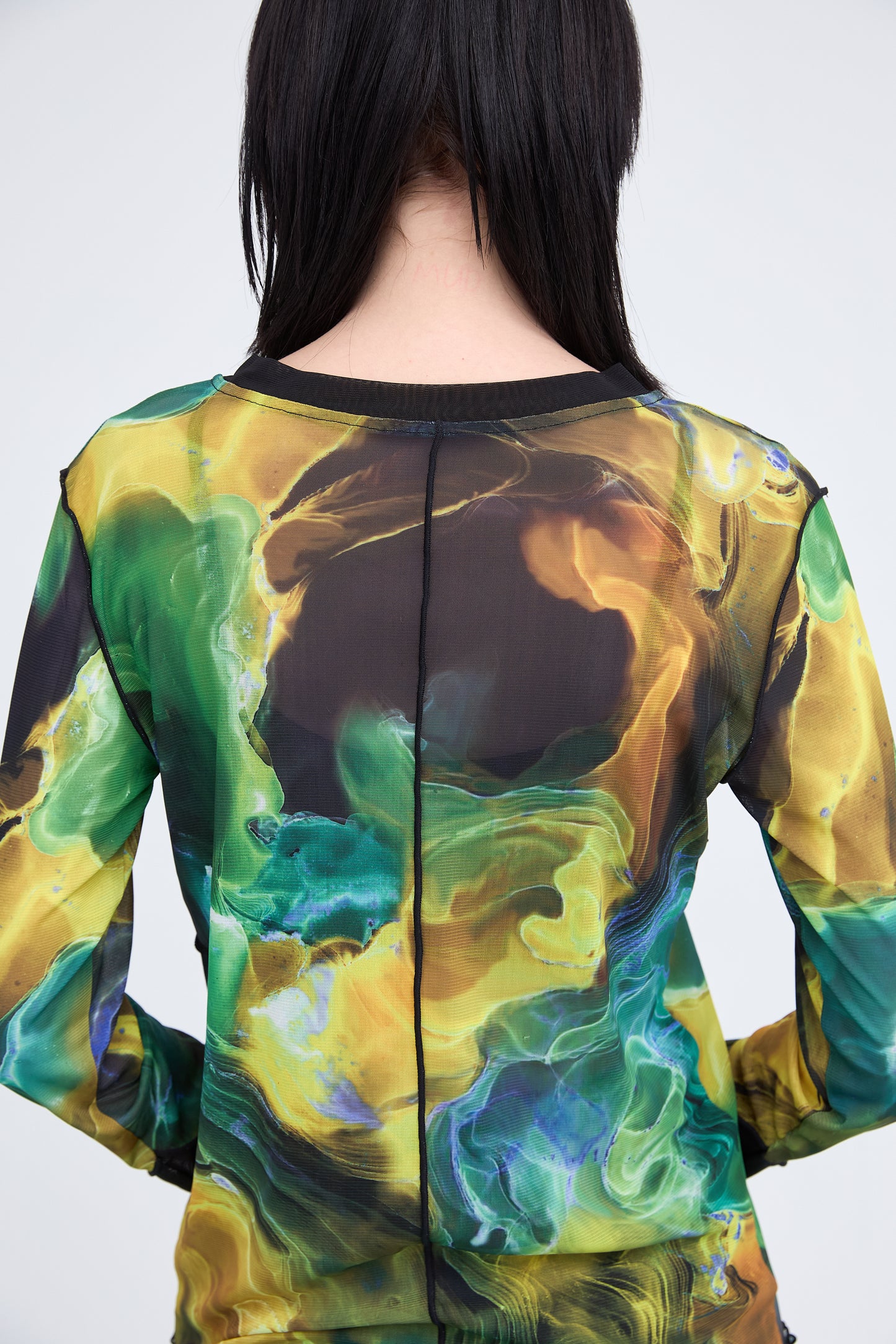 B'2nd別注 Marble Paint Mellow Crew Tops