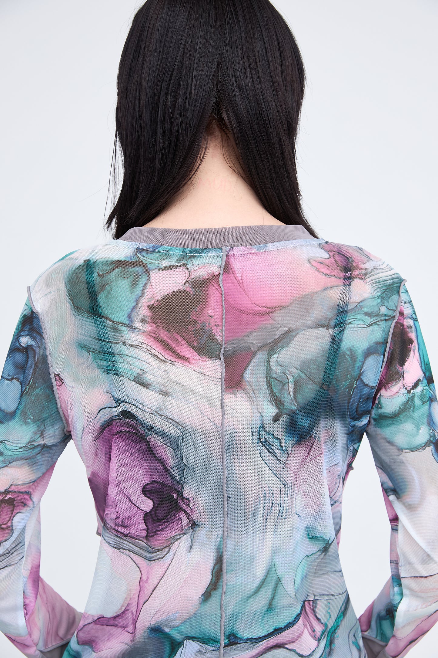 B'2nd別注 Marble Paint Mellow Crew Tops