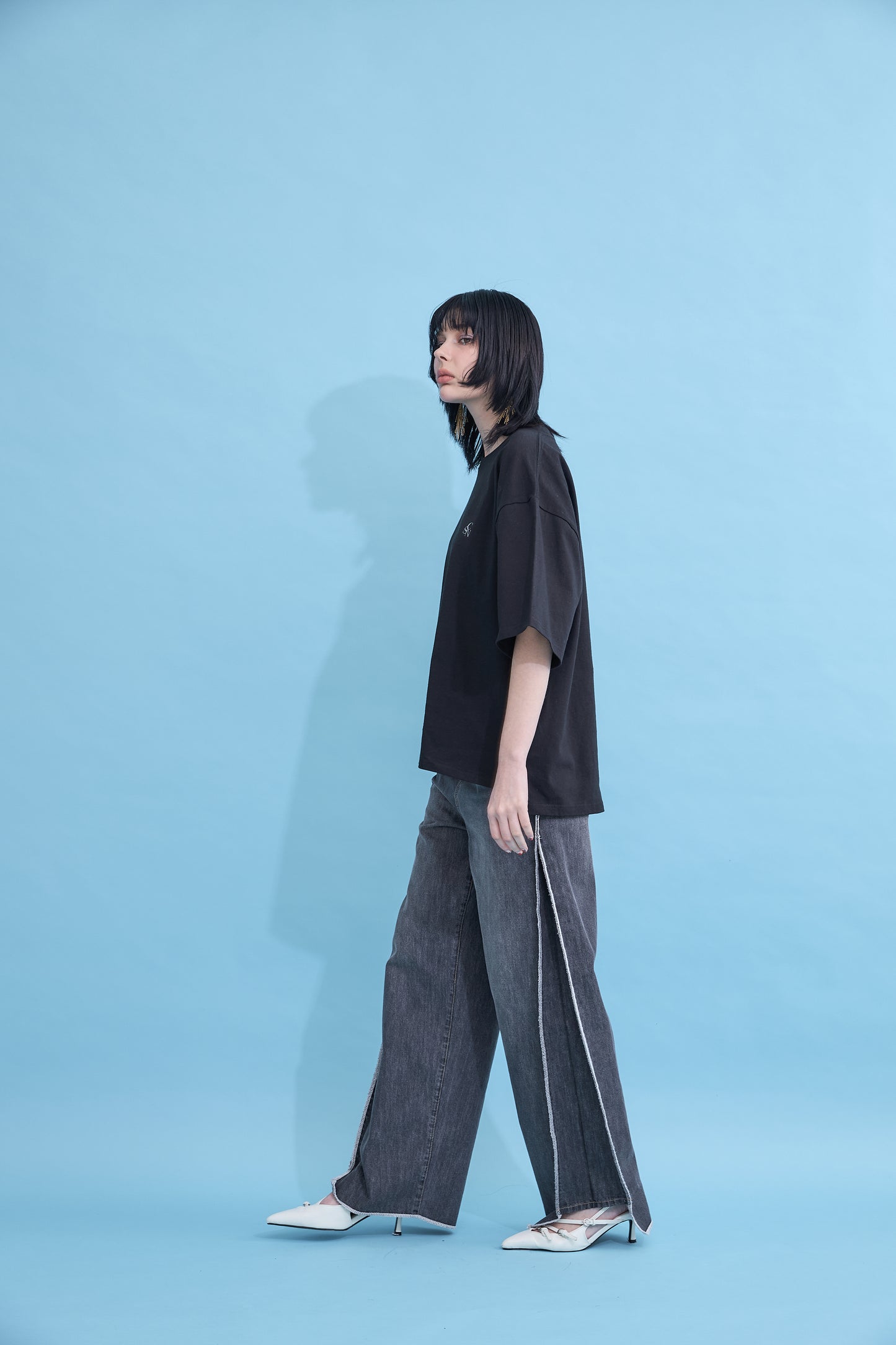 Flash logo men's over T-shirt