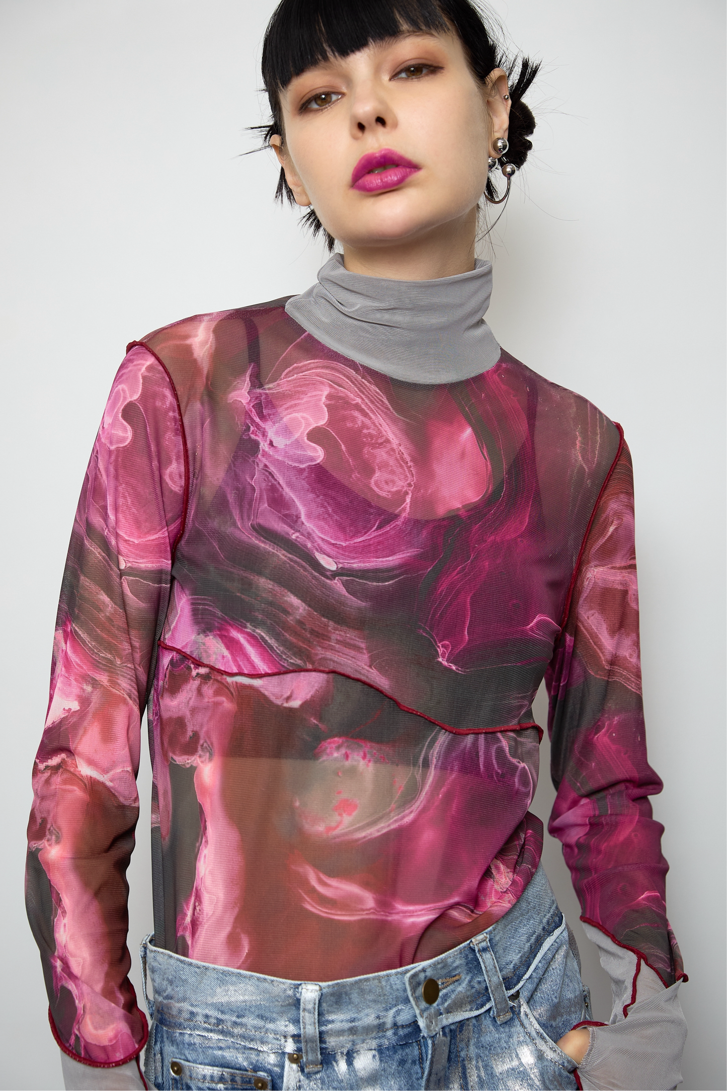 Marble paint mellow tops