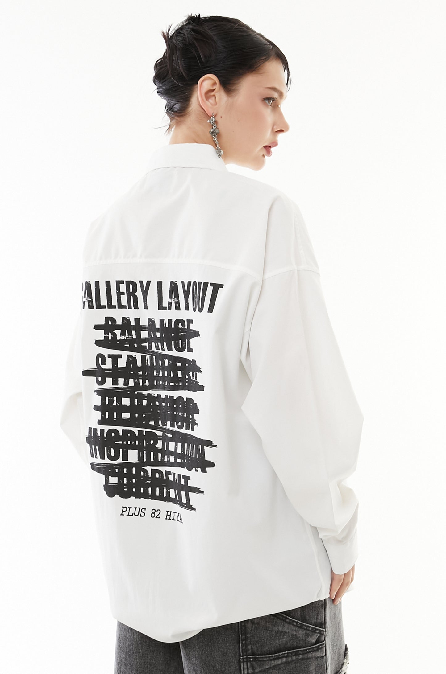 Create message shirt -WHITE-