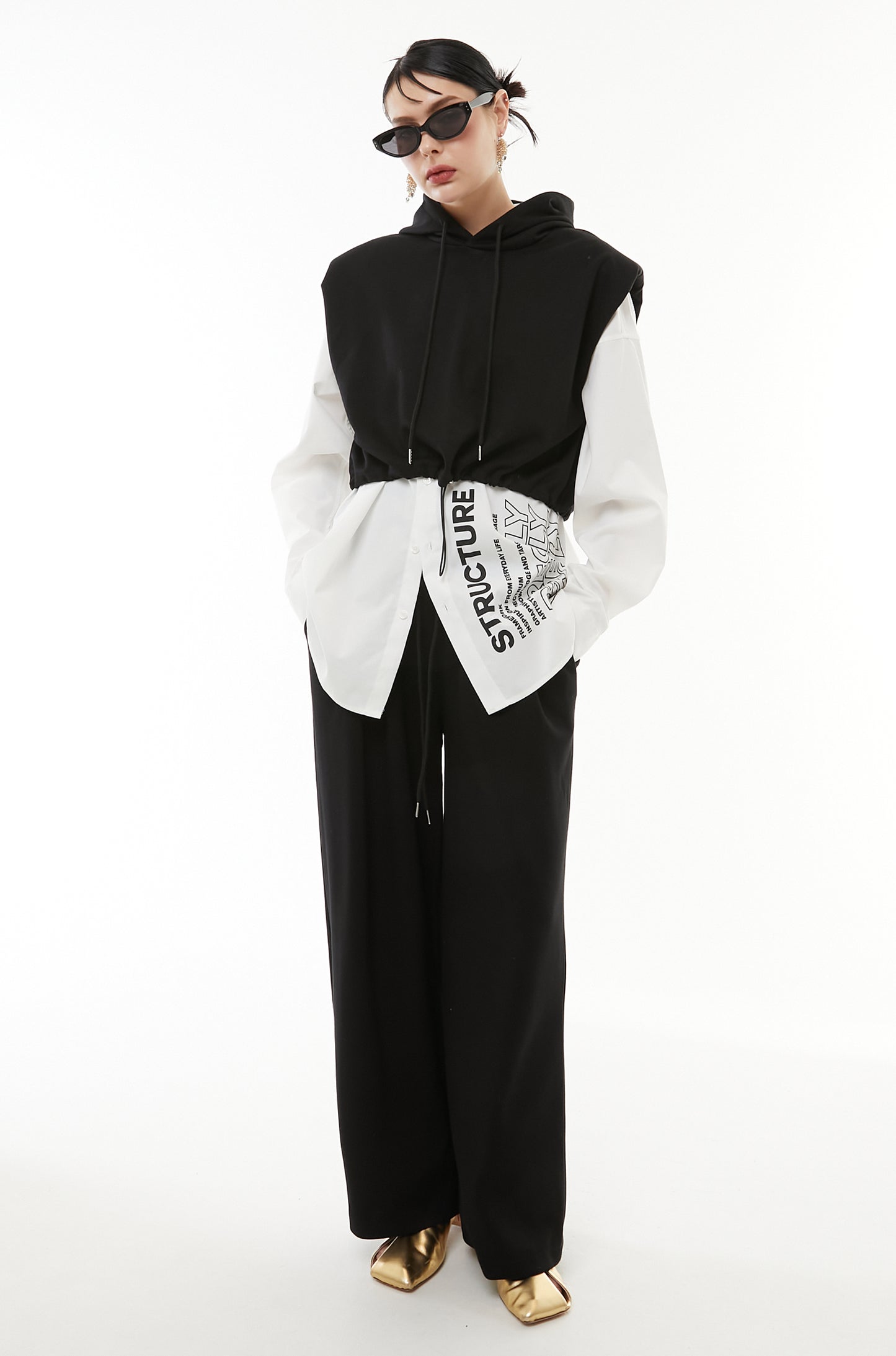 Create message shirt -WHITE-
