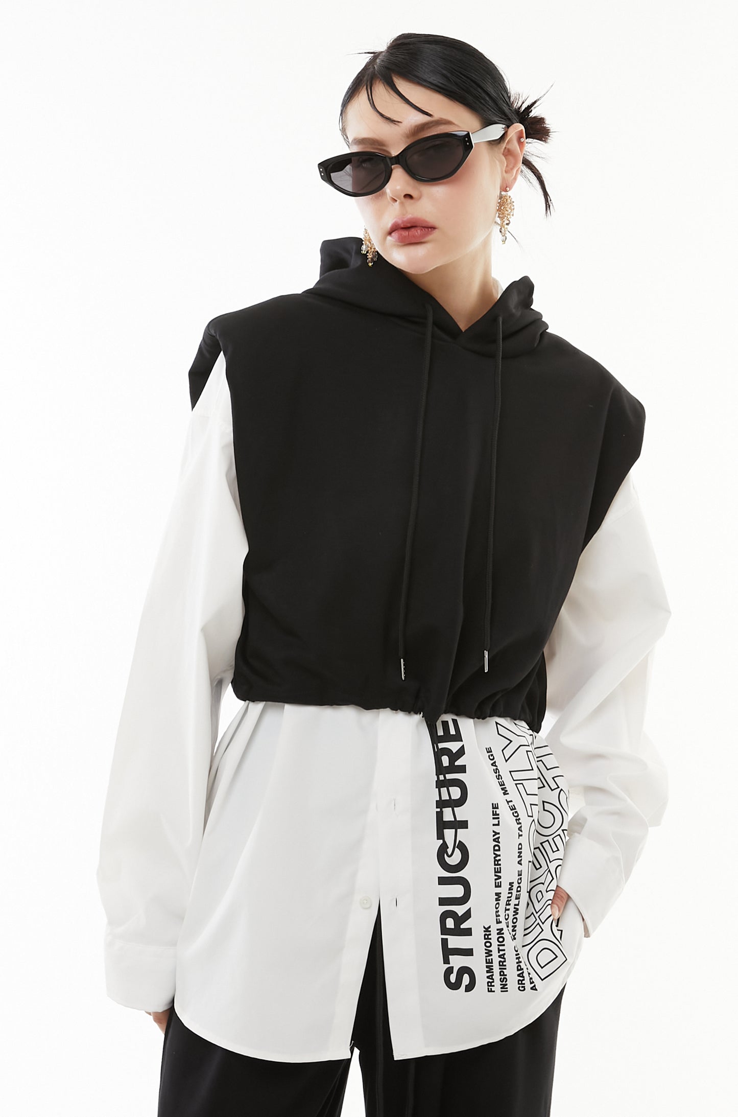 Create message shirt -WHITE-