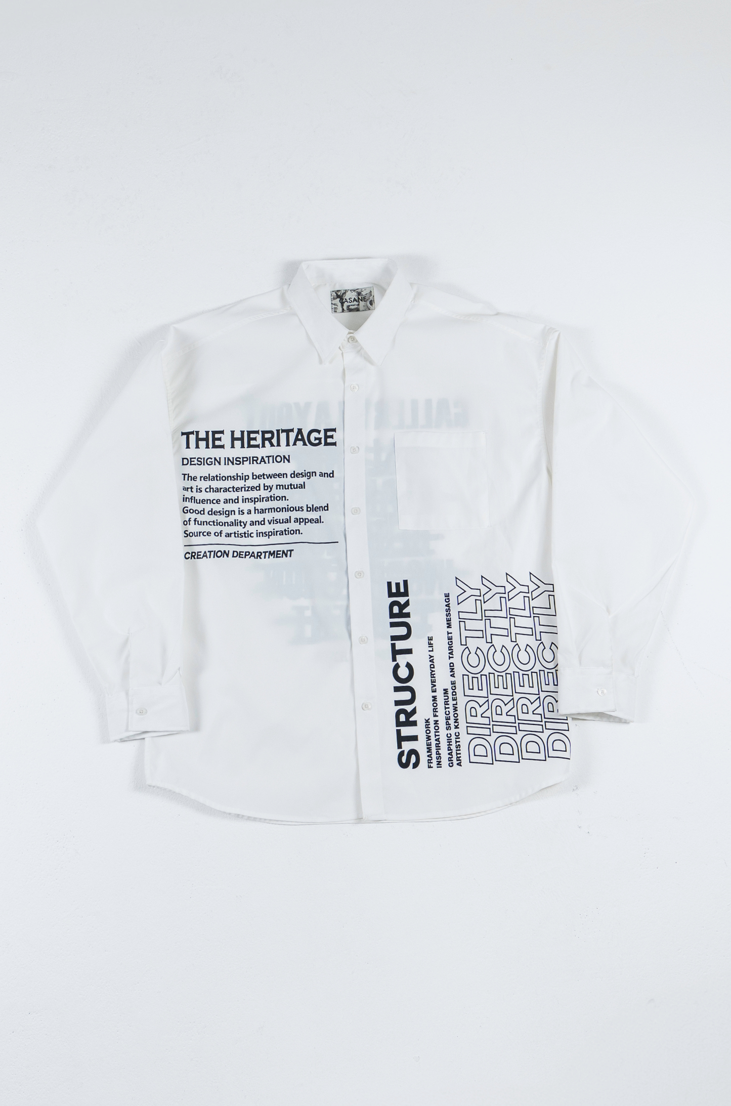 Create message shirt -WHITE-