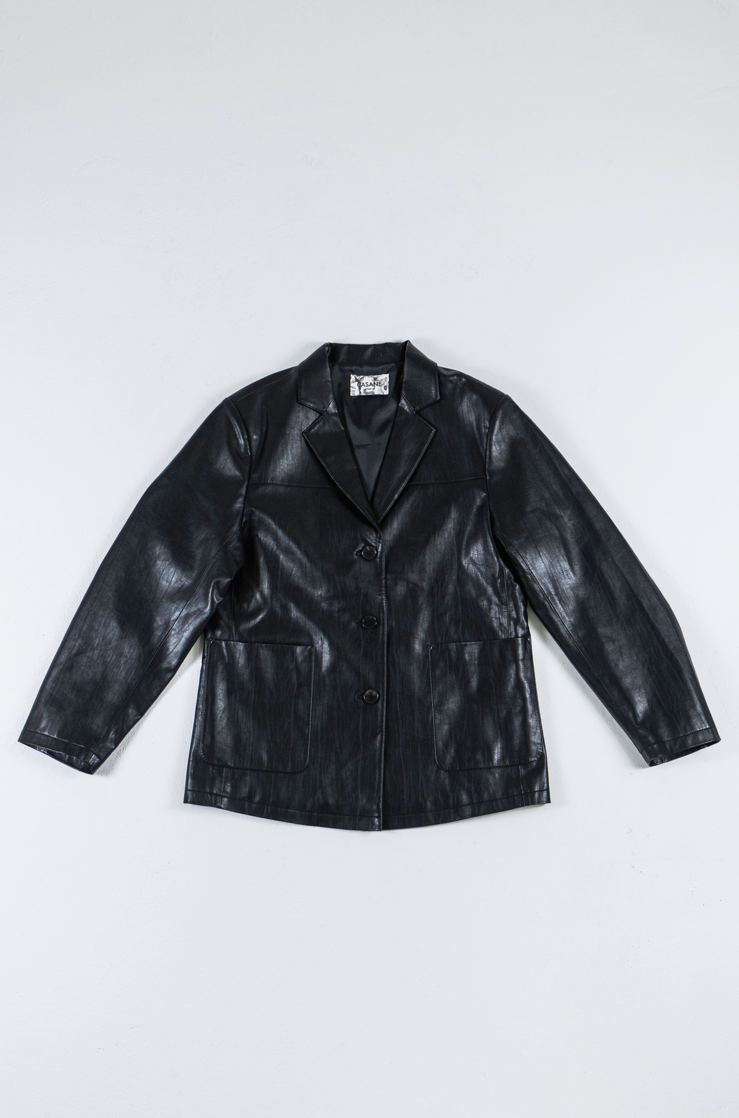 【10月】Soft faux leather jacket