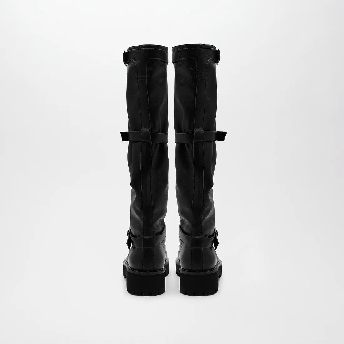 GRACIEUX LETHER BOOTS【Black】