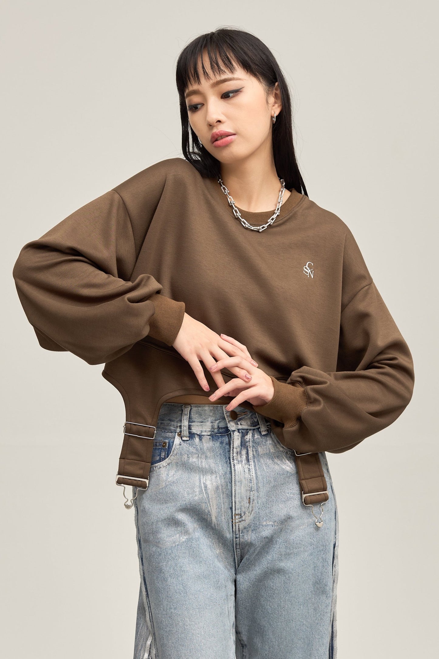 B'2nd別注 Irregular hem pullover