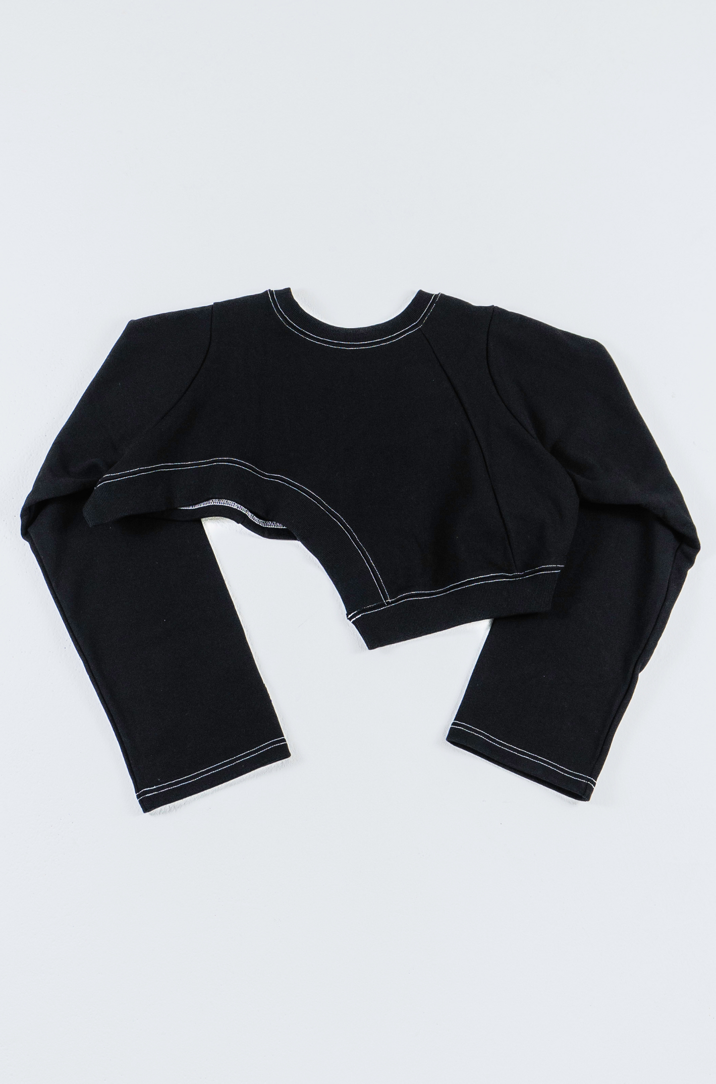 Asymmetric short hem tops