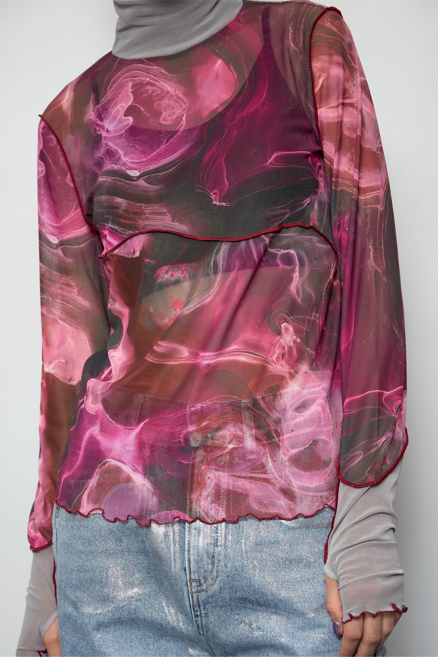 Marble paint mellow tops