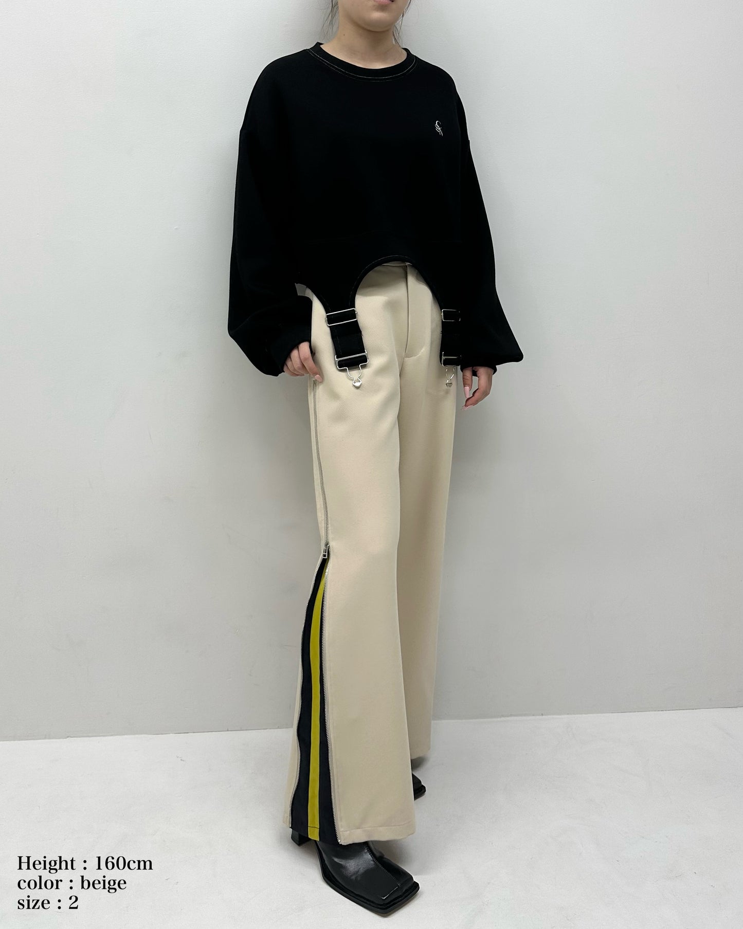 Side line color pants