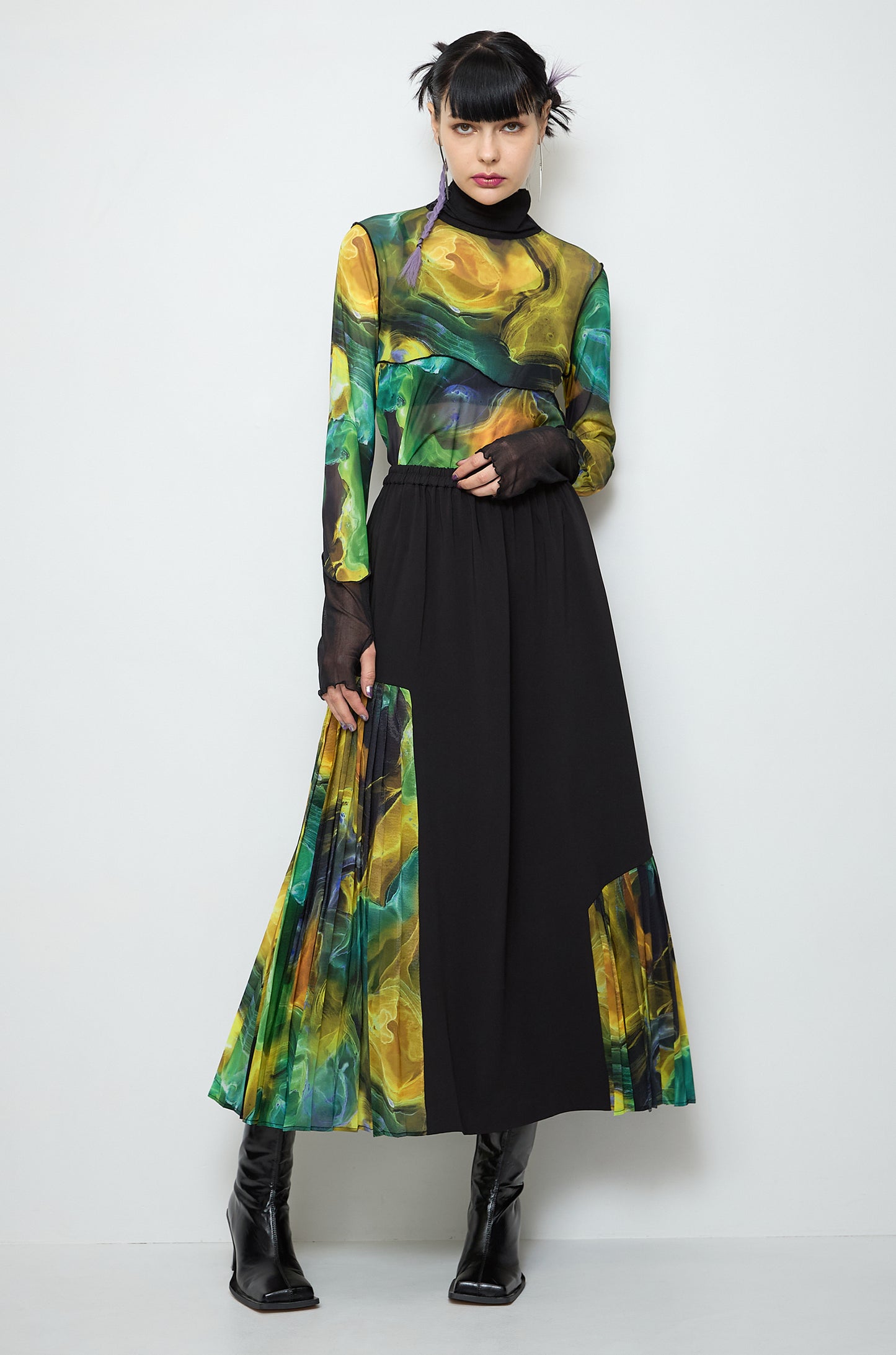 Marble paint mellow tops