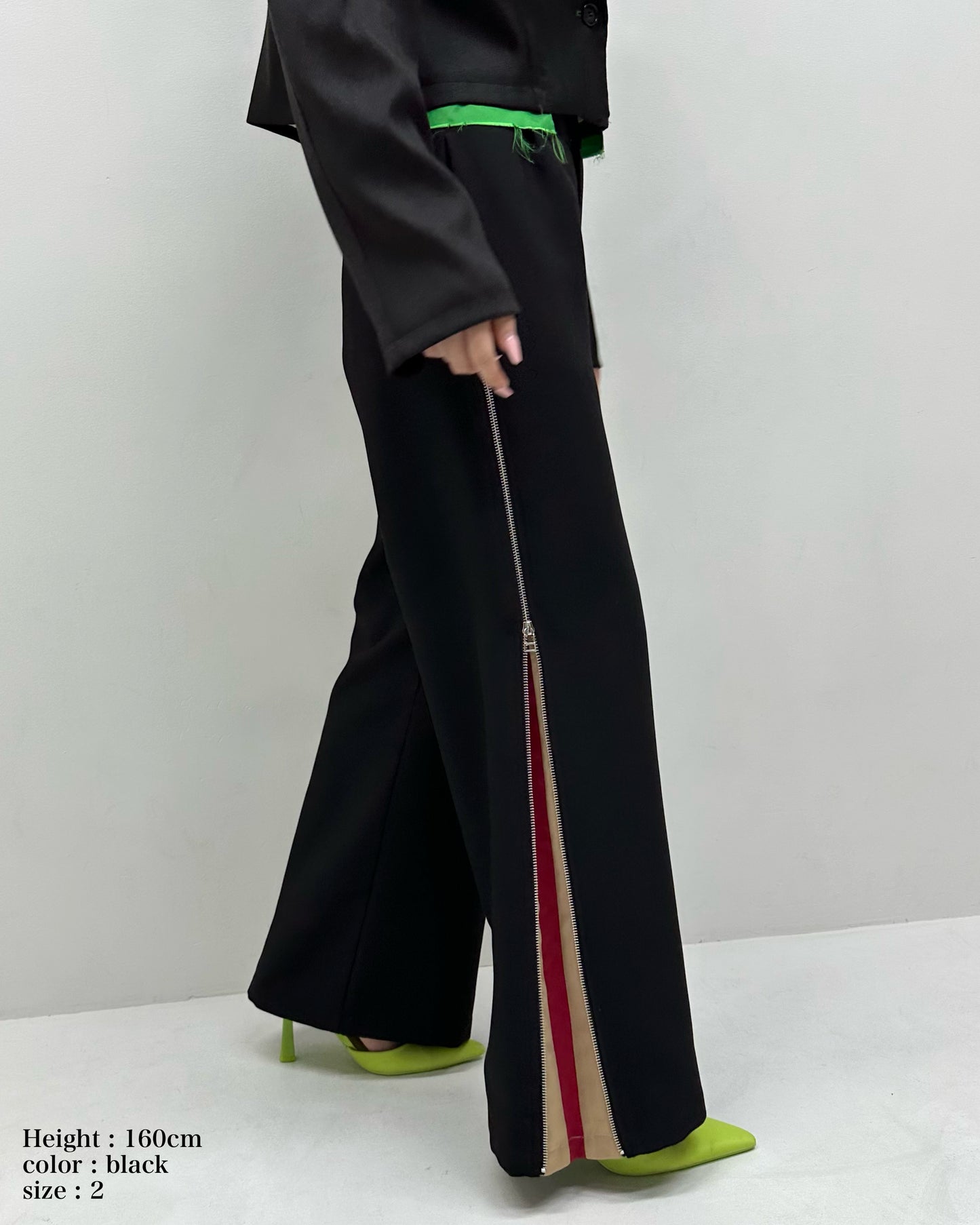 Side line color pants