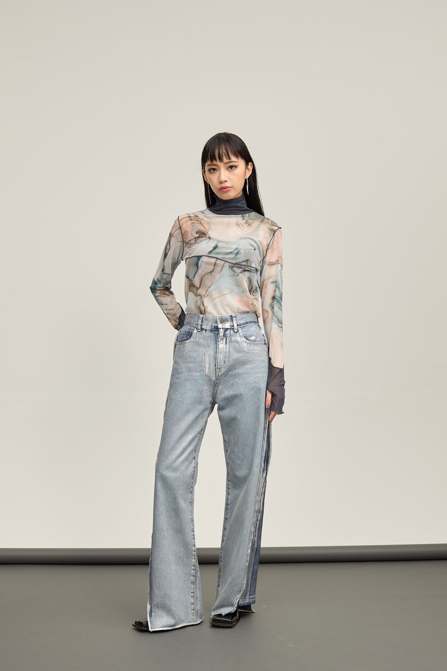 B'2nd別注 Marble paint mellow tops